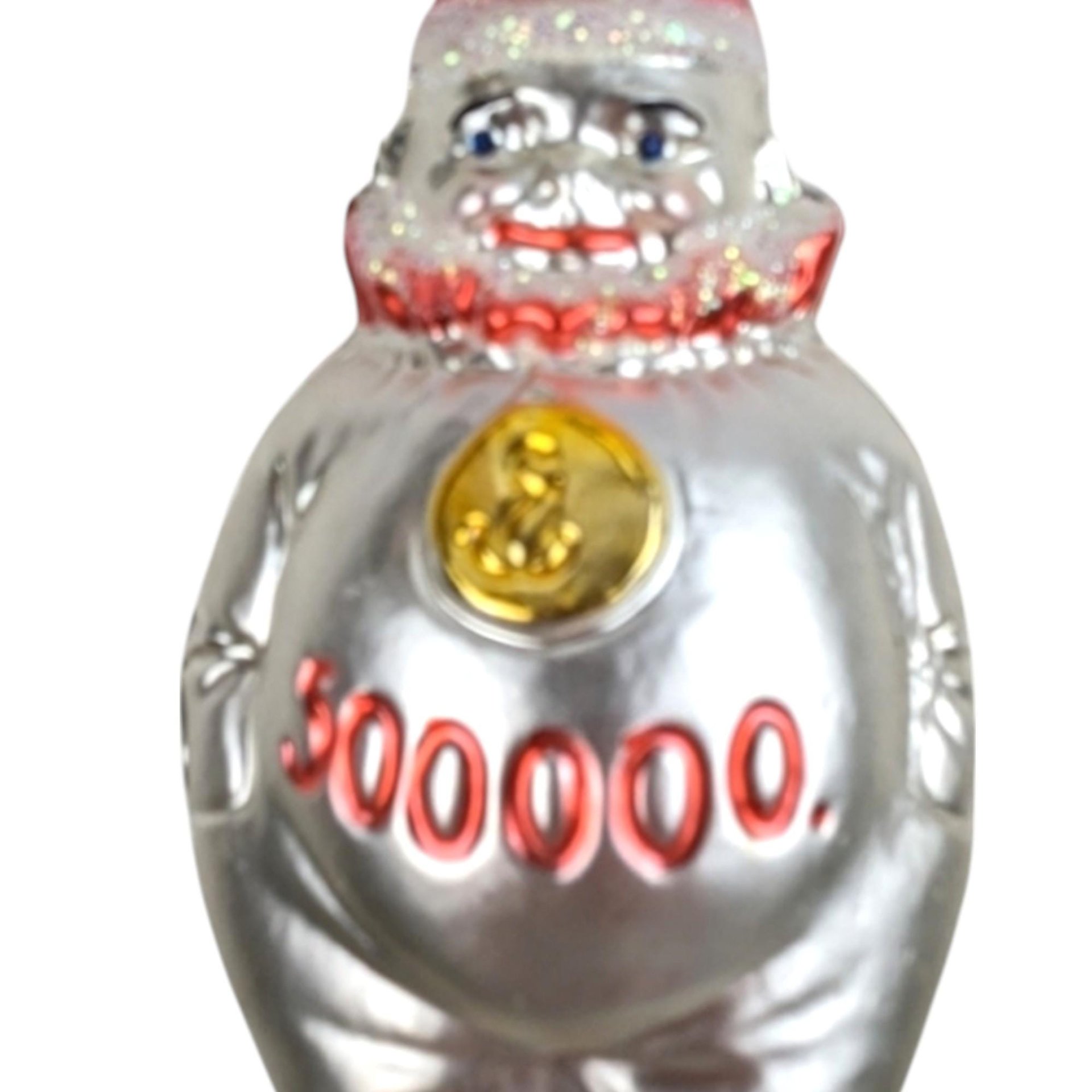 Vintage Blown Glass Christmas Ornament, 500,000 Clown, Unique Figural Ornament