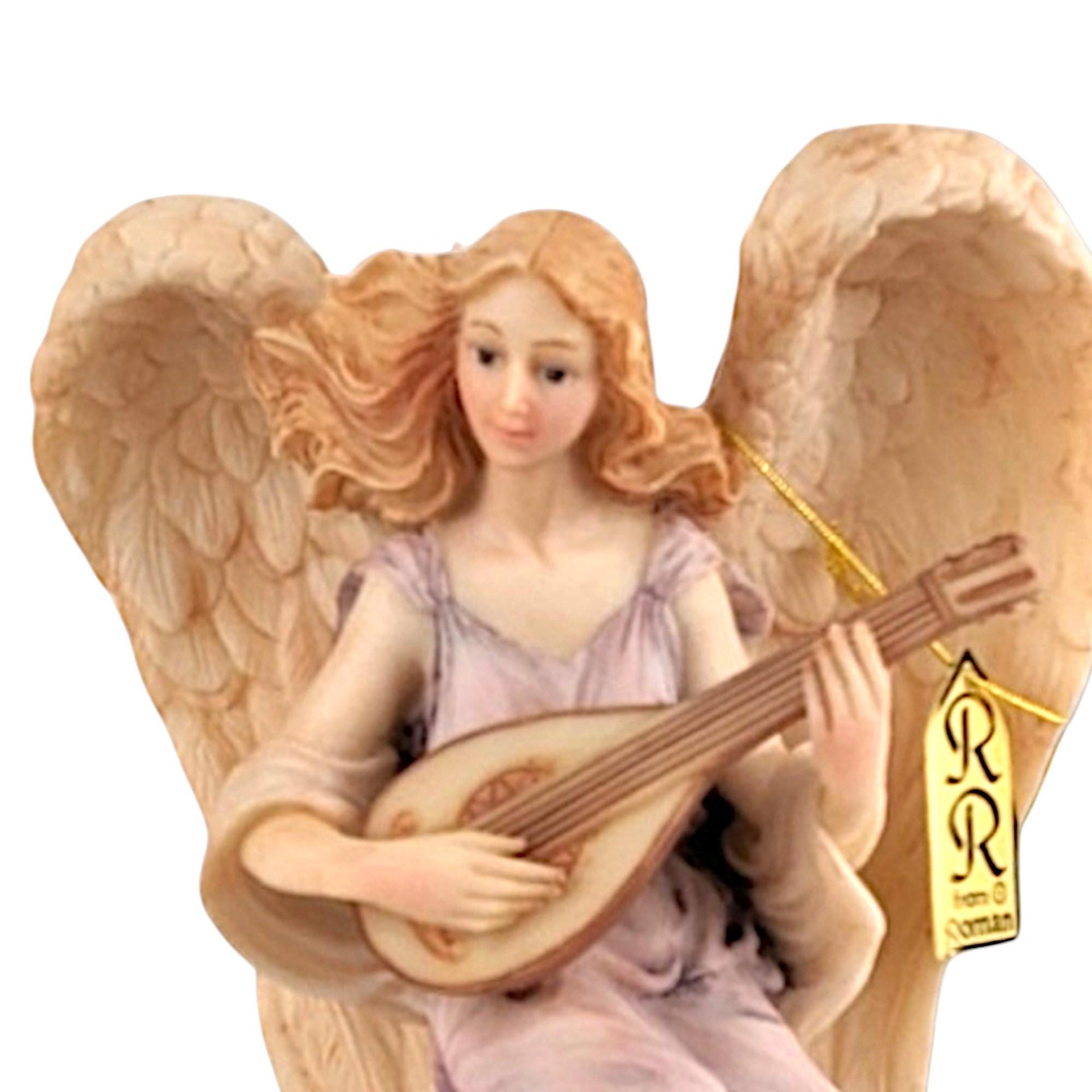 Vintage Roman Seraphim Classics Lydia "Winged Poet" Angel Figurine with Harp