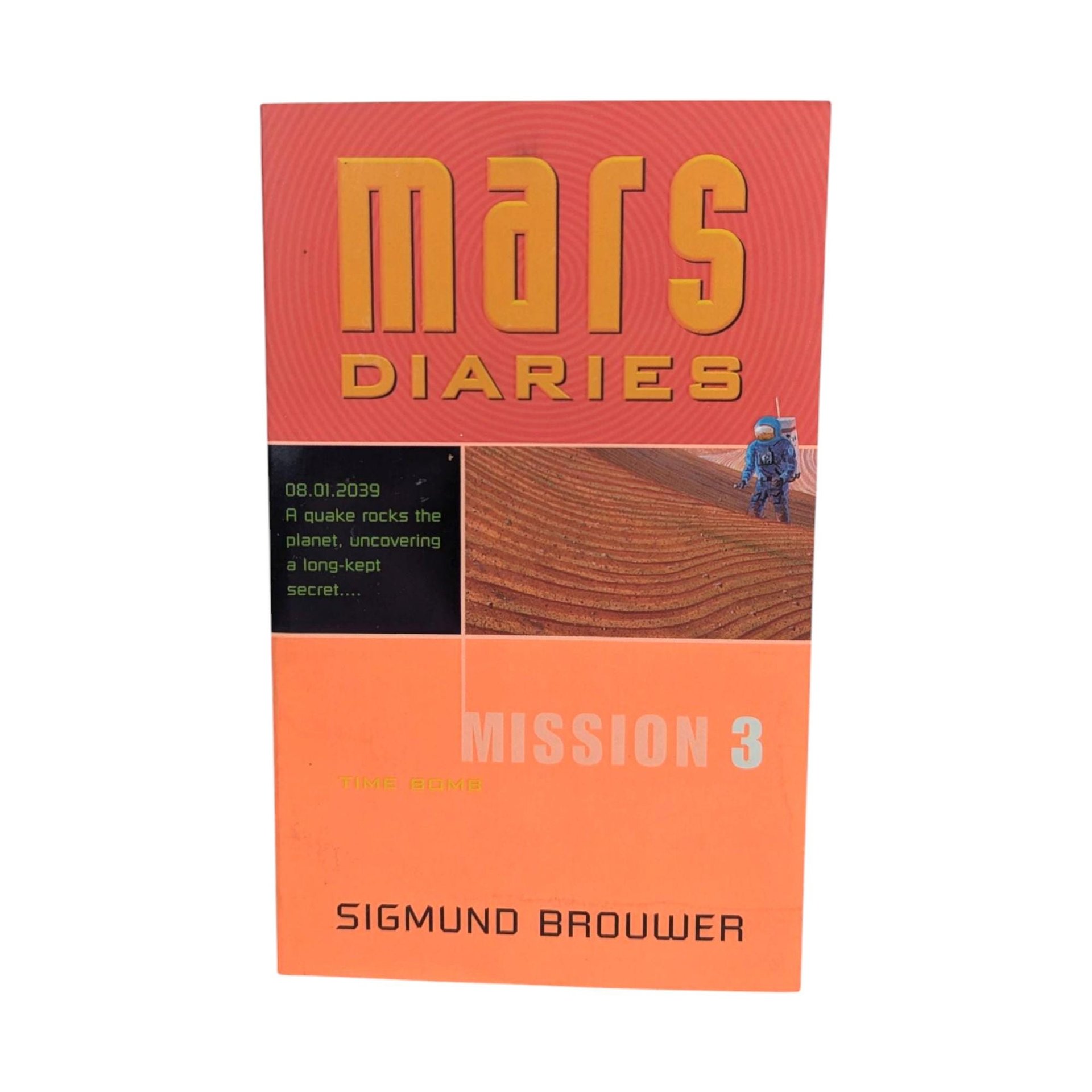 Vintage Mars Diaries Book Set, Sigmund Brouwer YA Sci Fi Series, Early 2000s Teen Paperbacks, Young Adult Space Adventure Novels