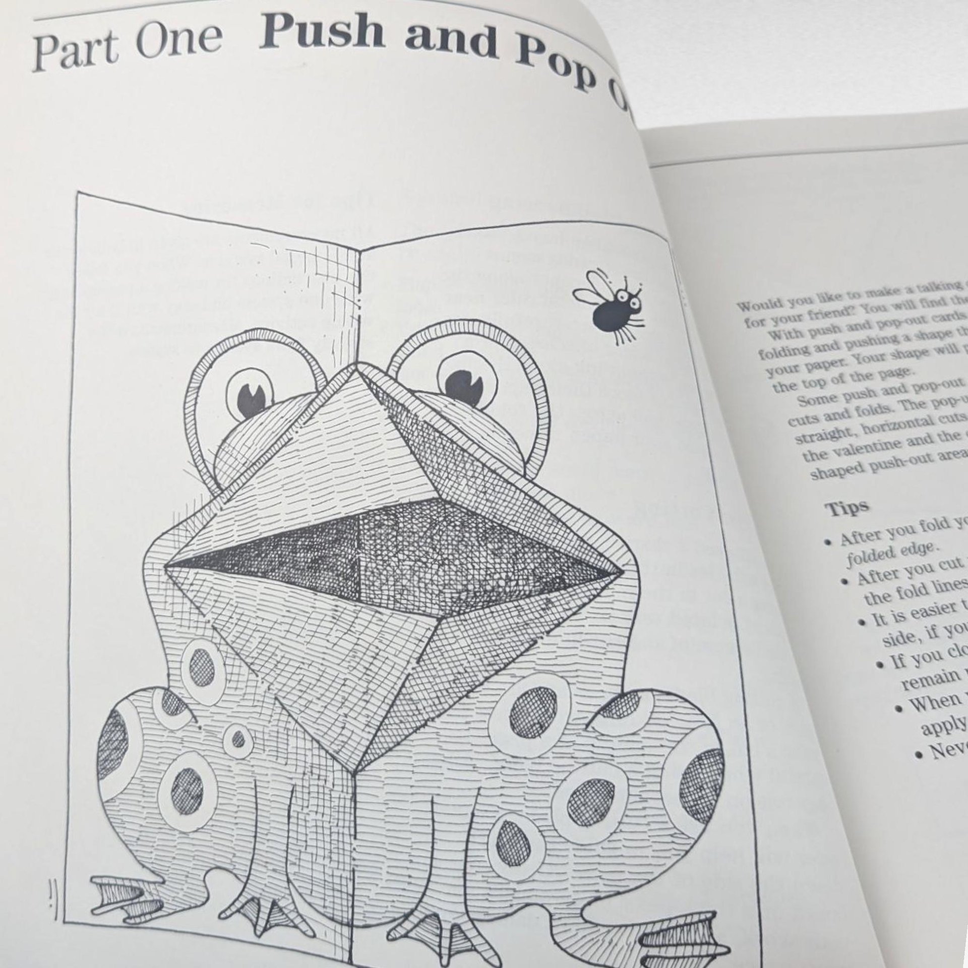 Vintage 1987 How to Make Pop-Ups Book by Joan Irvine, Kids Craft Guide with Barbara Reid Illustrations, DIY Paper Engineering