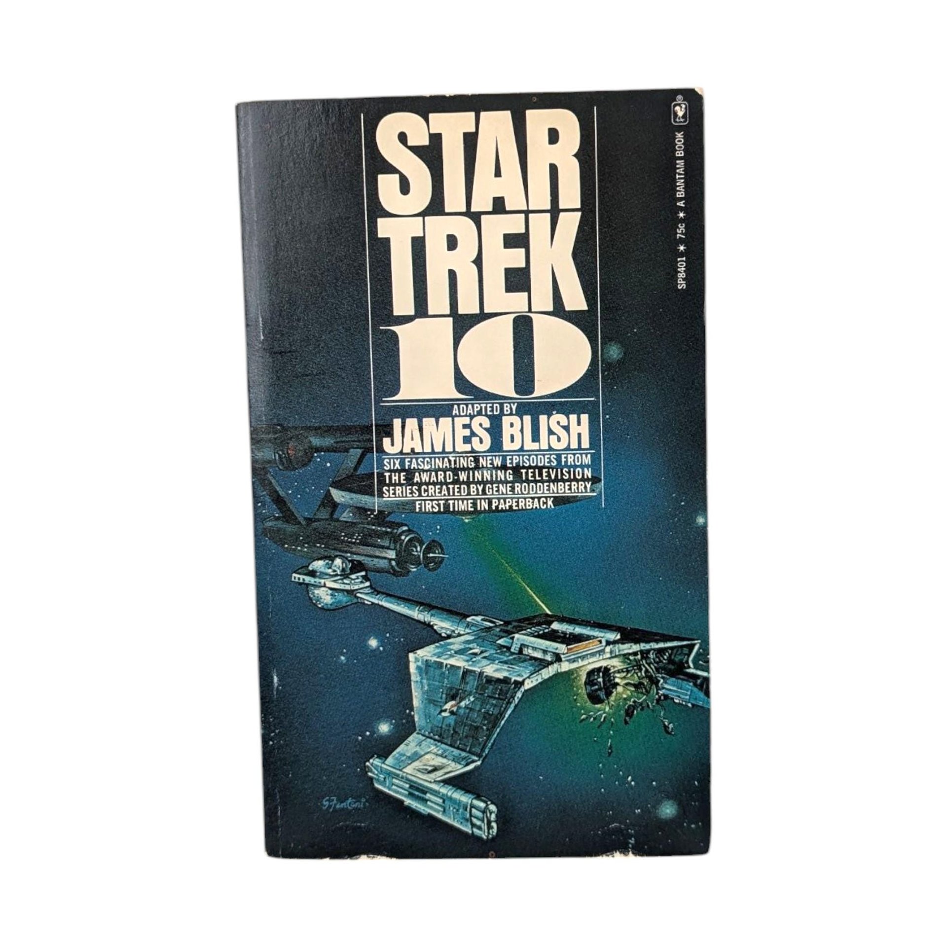 Vintage Star Trek Paperback Book Set, James Blish Star Trek 9 10 12, The New Voyages 2, Sci Fi Gift for Trekkie, Classic 70s TV Show Tie In