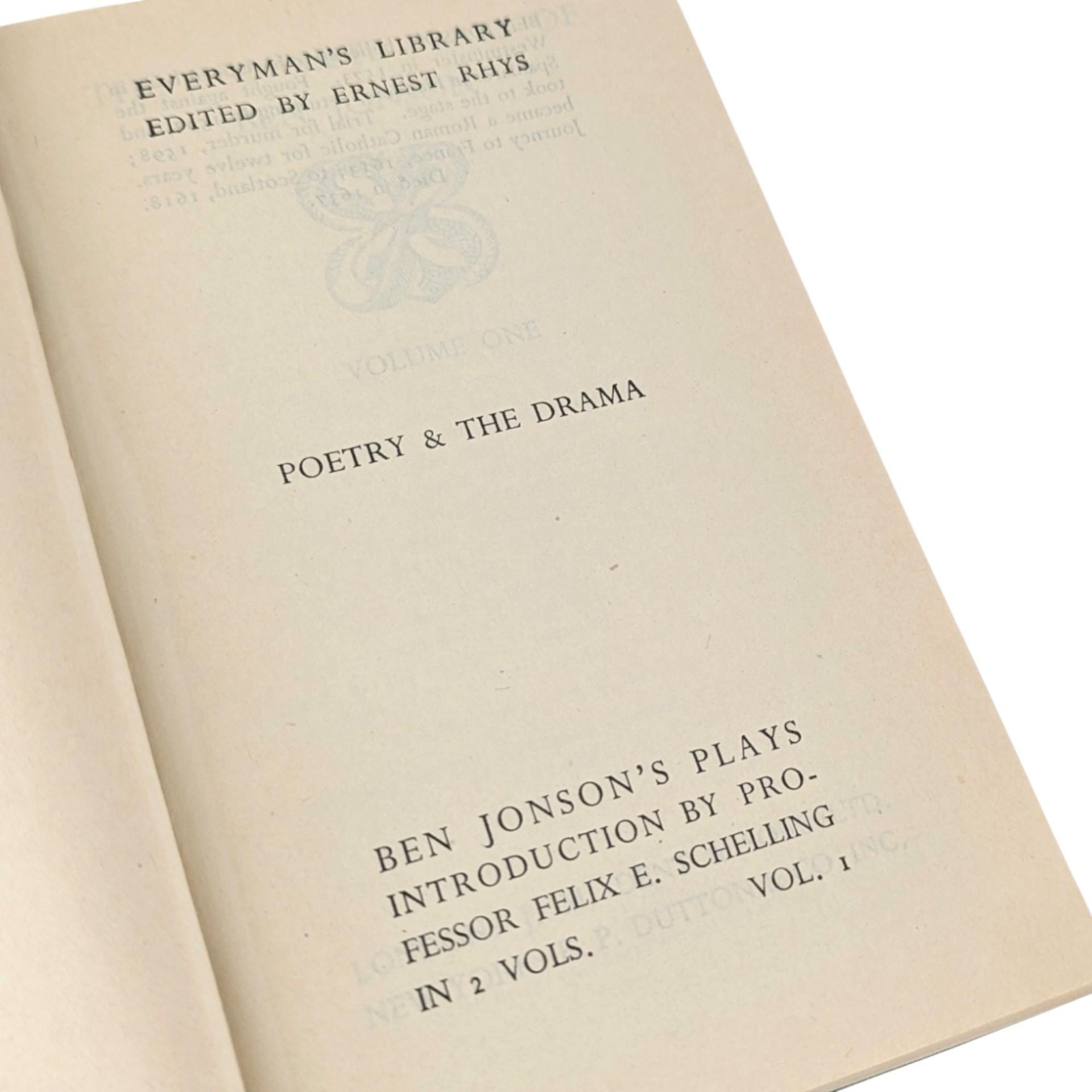 1946 Everyman's Library Ben Jonson Plays Vol. 1, English Drama, Gift for Scholar, Hardcover