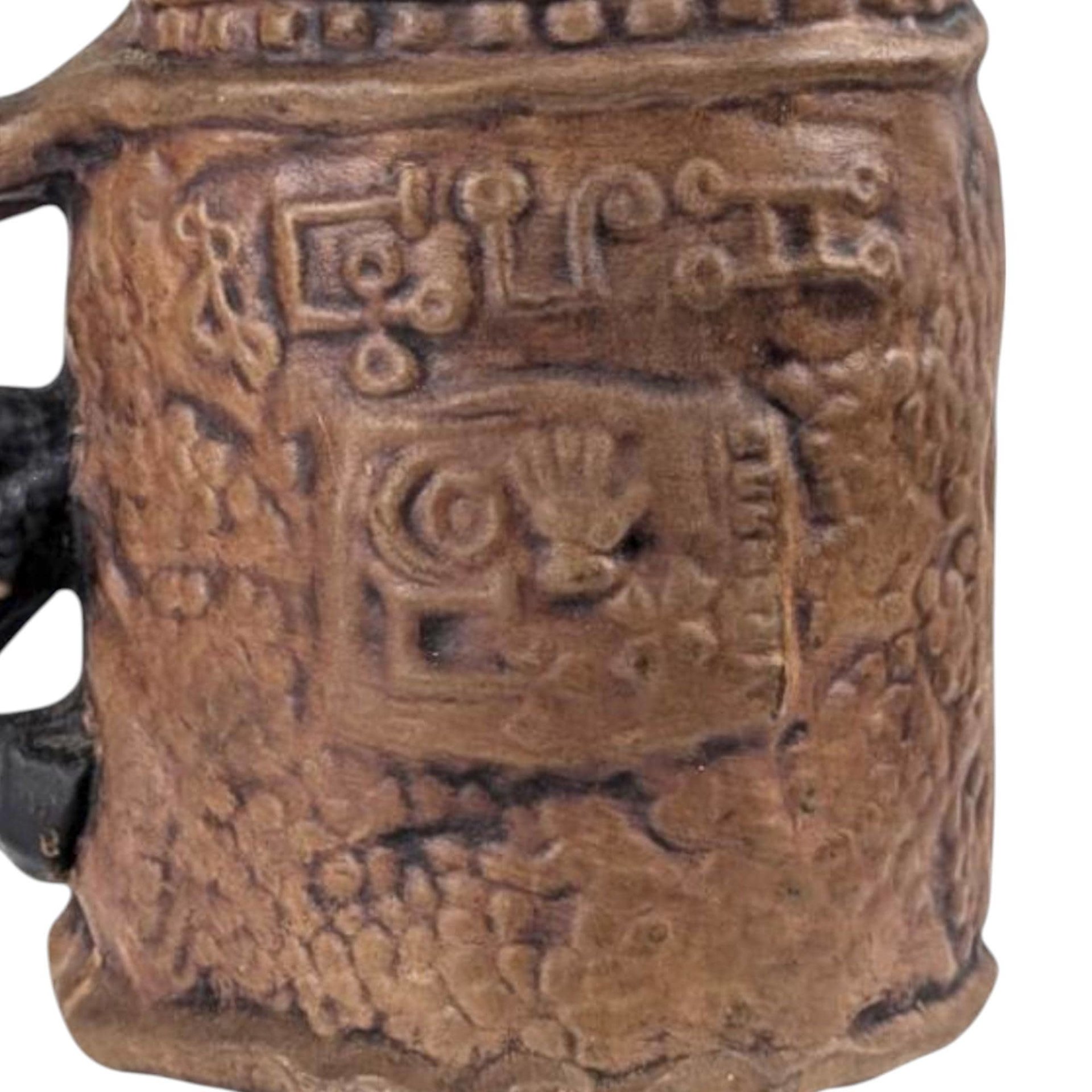 1971 Rumph Handmade Mug, Unique Handle, Collectible Stoneware, Gift for Art Lovers, Unique Drinkware