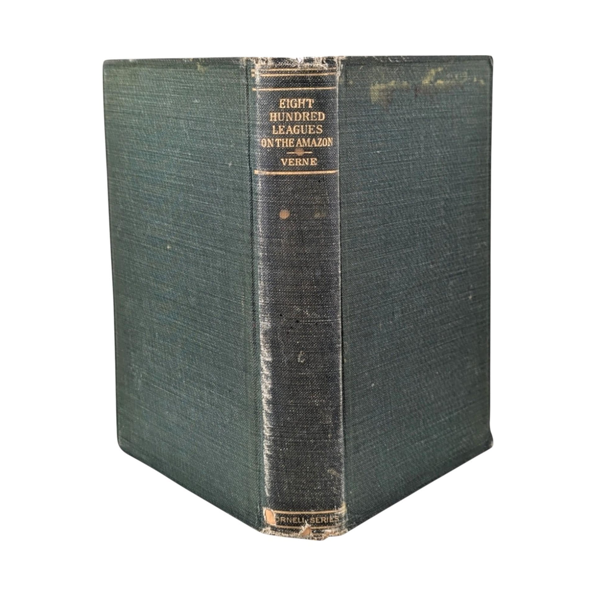 Antique Eight Hundred Leagues on the Amazon, Jules Verne Hardcover, Classic Adventure Novel, Collectible Book, Gift for Verne Fan
