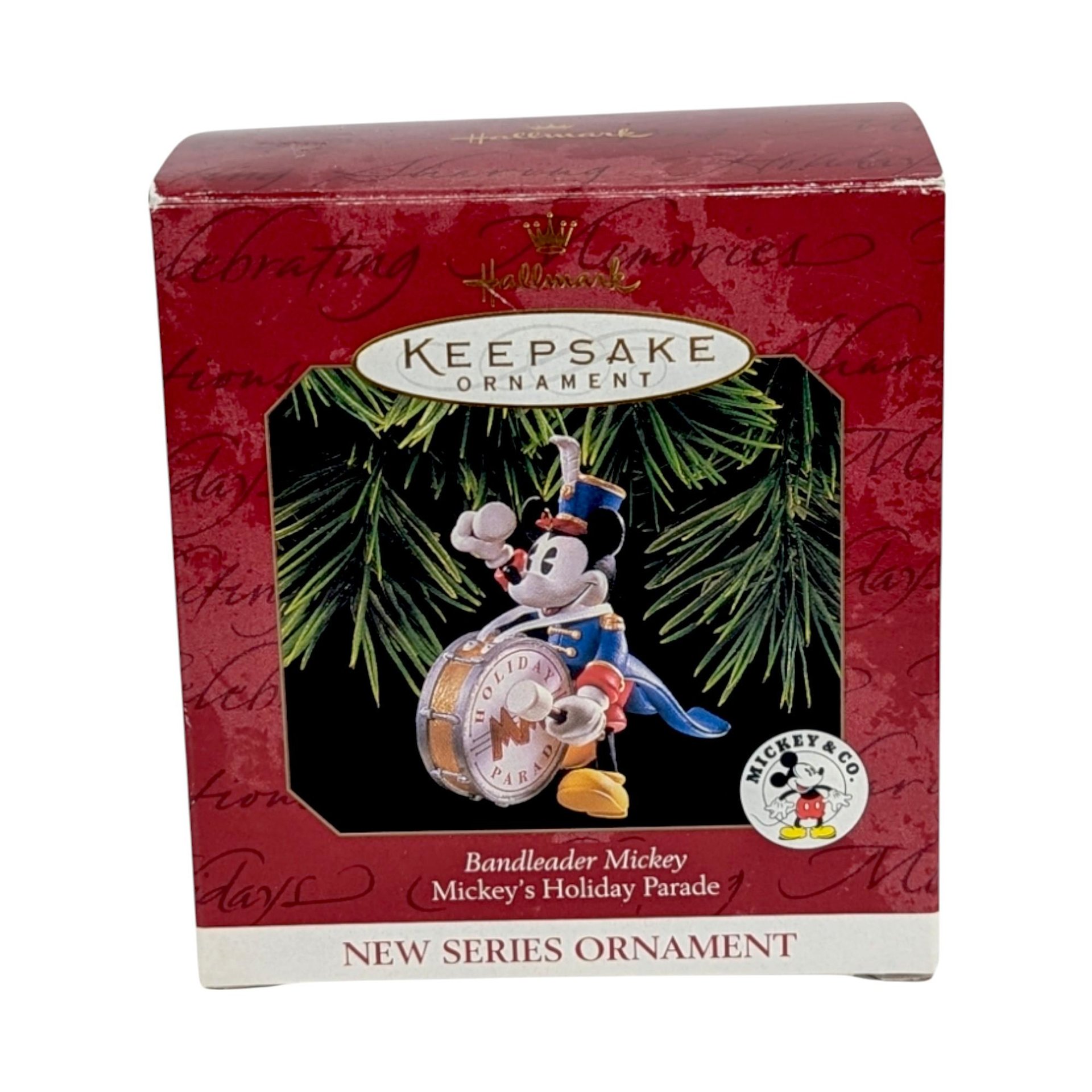 Vintage Hallmark Ornament Lot - 90s Keepsake Ornaments with Boxes - Mickey, Elves, Santa, & More