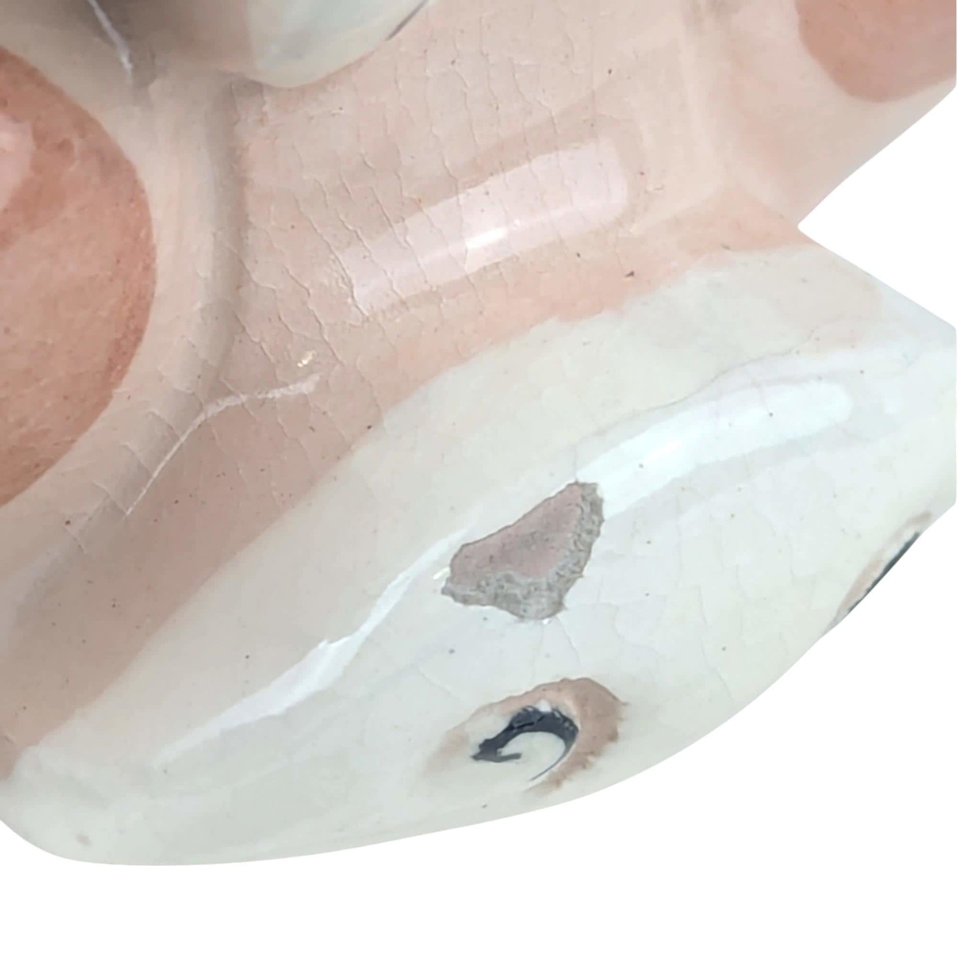 Vintage Kay Finch Grumpy Pig Figurine | California Pottery | Hand-Painted Pig | Collectible Animal Figurine