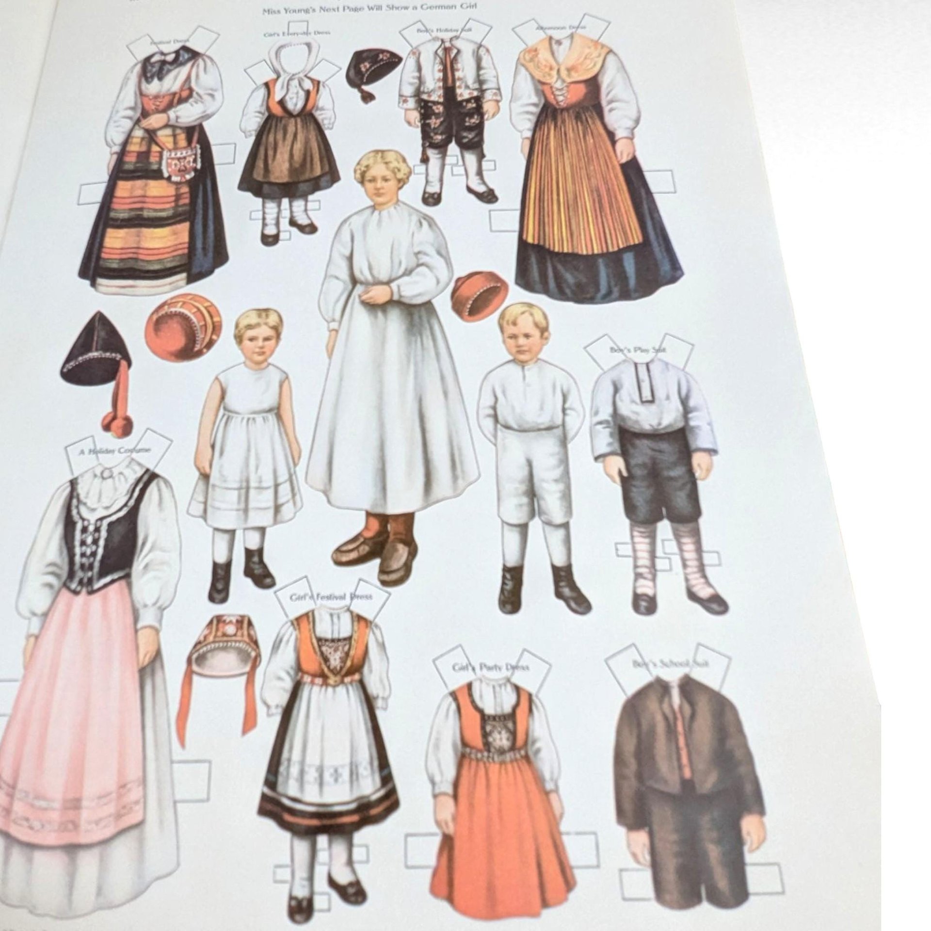 Vintage 1981 More Lettie Lane Paper Dolls by Sheila Young, Complete Set, Full Color Reproductions, Antique Paper Dolls