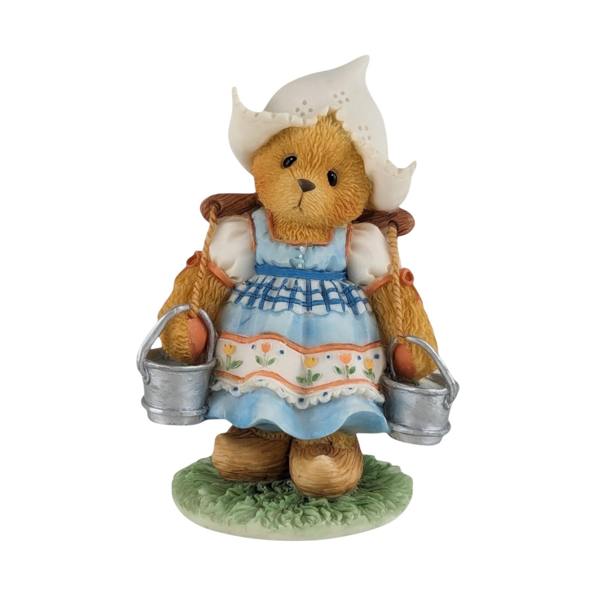 Vintage Cherished Teddies Figurines, 8-Piece Lot, Collectible Teddy Bears, Gift for Collector