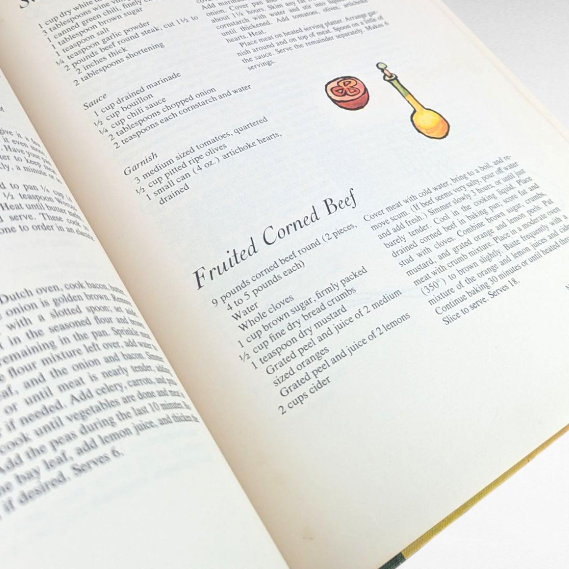 Vintage 1960 The Sunset Cook Book, Mid Century Illustrated Hardcover, California Cooking Recipes, MCM Kitchen Decor, Collector Cookbook Gift