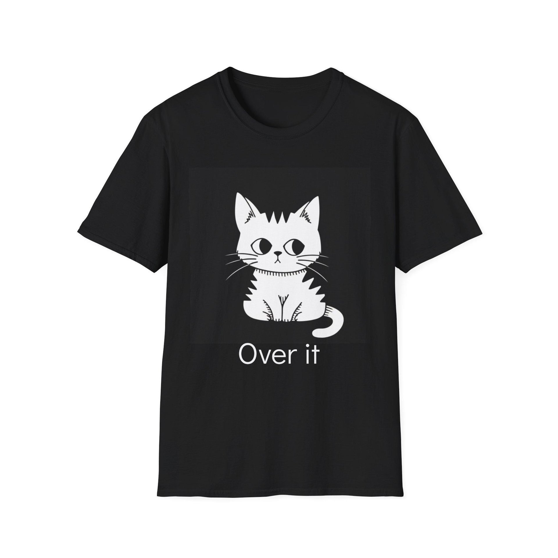 Cute Cat Graphic Unisex T-Shirt, Animal Lover Gift, Softstyle Tee, Pet Lover Apparel, Casual Wear, Gift for Cat Lovers