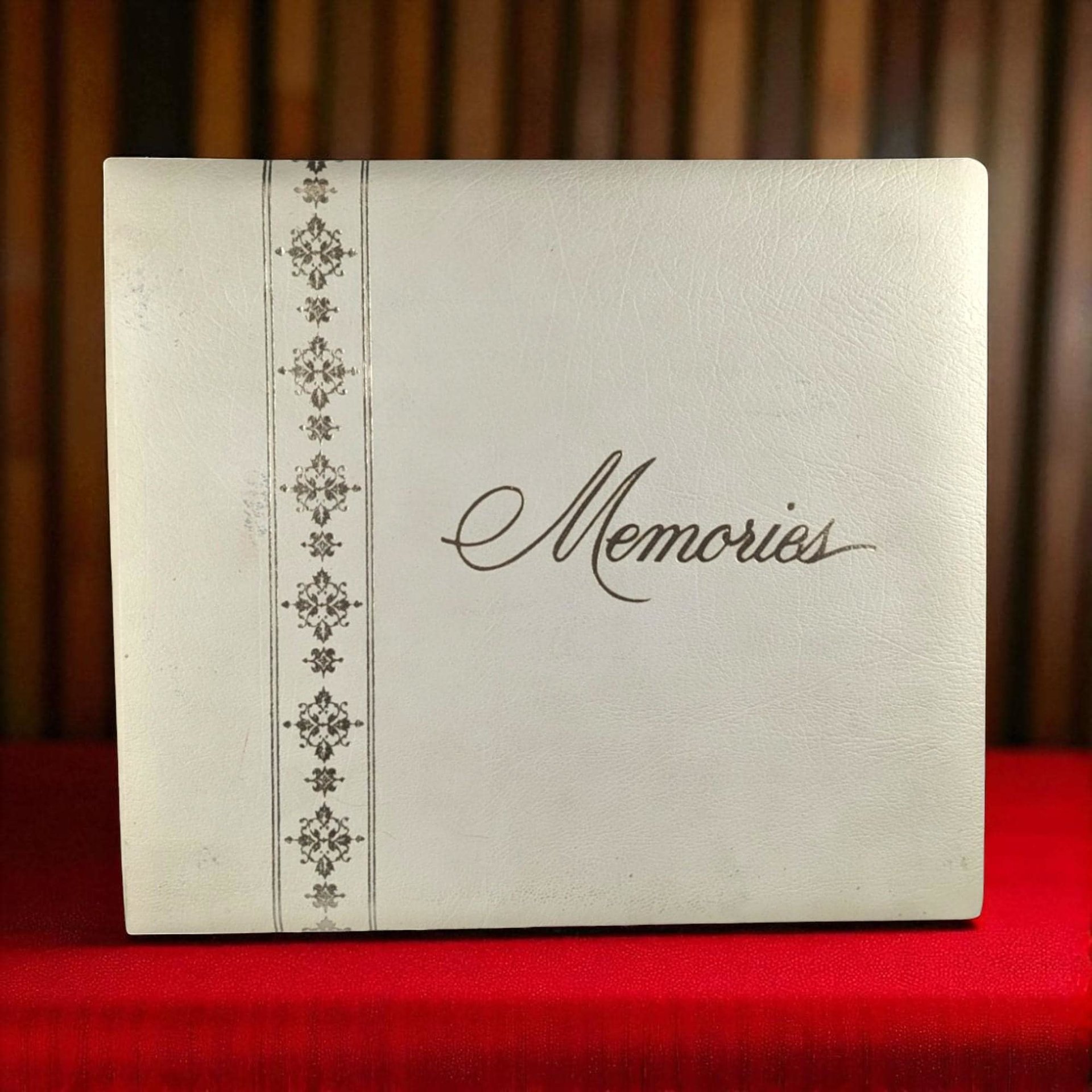 Vintage Photo Album, Large Memories Album, Scrapbook Album, 8x10 Photo Album, Gift for Mom, Family Photo Album