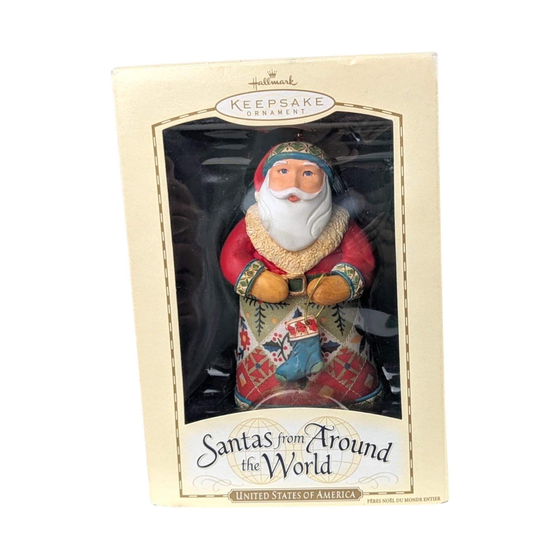 Vintage Hallmark Ornament Lot - 90s - 80s Keepsake Ornaments with Boxes - Train, Santa, Animals & More