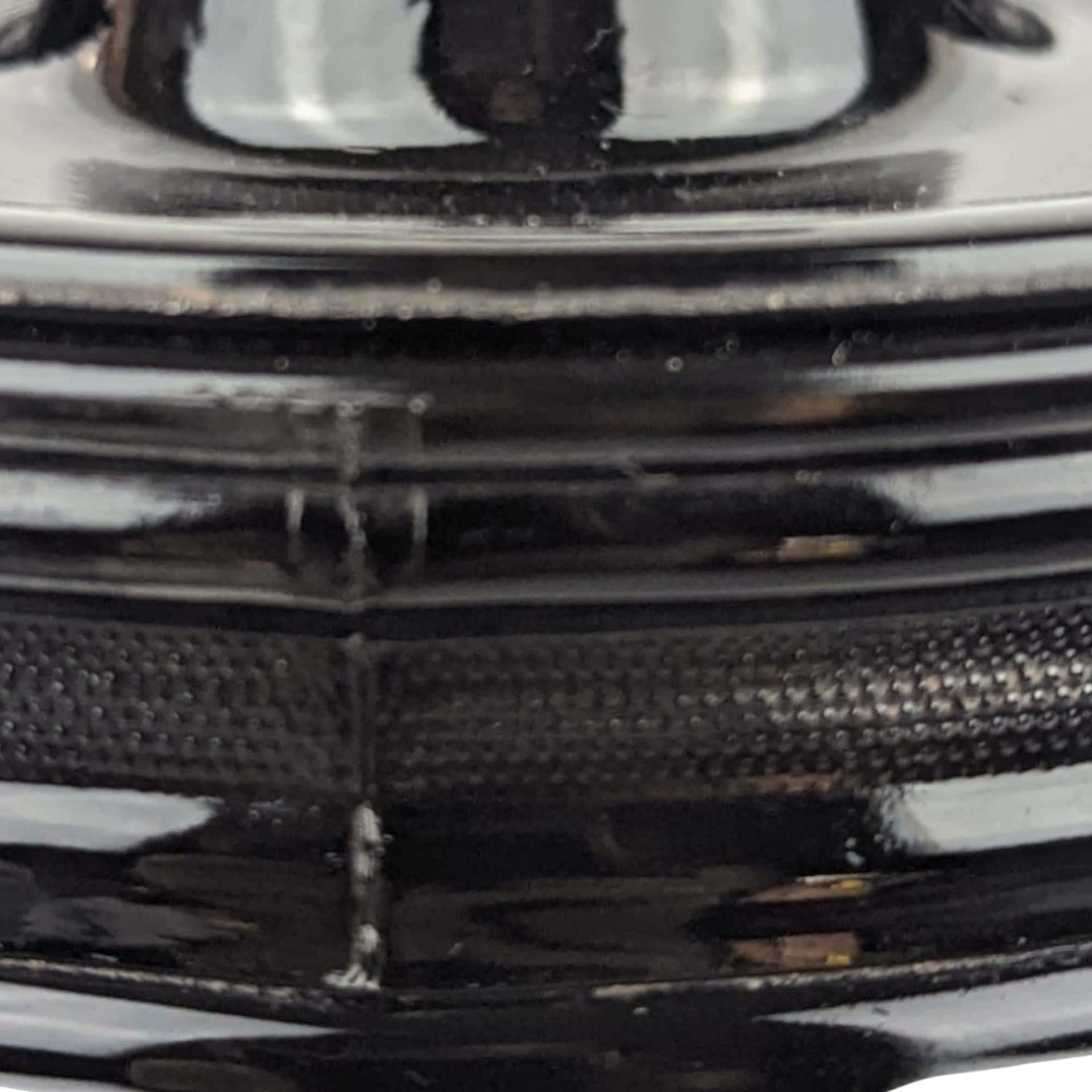 Vintage L.E. Smith Mt. Pleasant Black Glass Bean Pot with Lid | Black Amethyst Glassware |  Collectible Kitchenware | Serving Dish