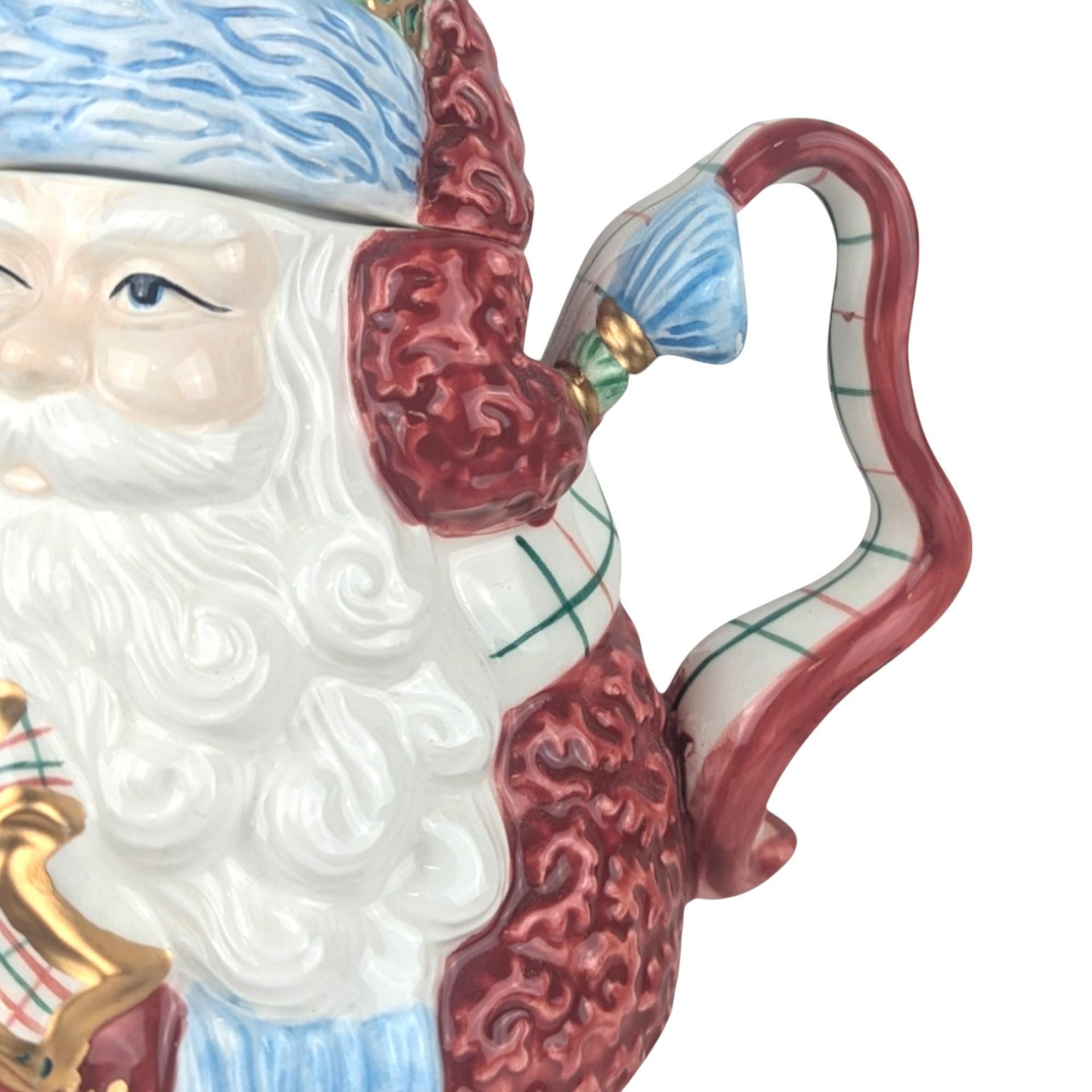 Vintage Avon St. Nicholas Teapot - Collectible Christmas Teapot, Holiday Decor, Gift for Teapot Collectors, Vintage Christmas Decor