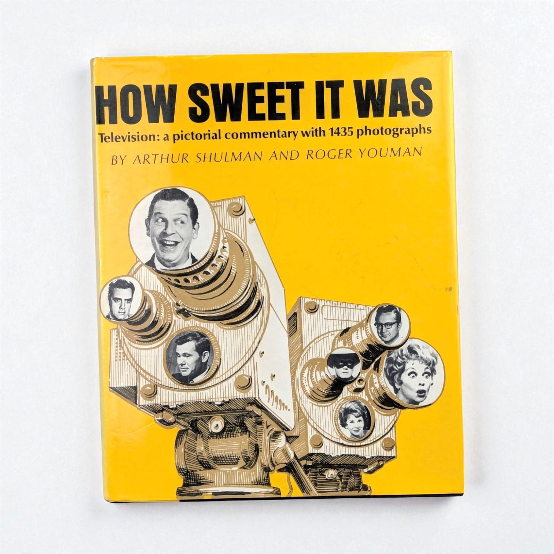 1966 "How Sweet It Was" Television History Book, Arthur Shulman & Roger Youman, 1435 Photos, Vintage TV Memorabilia, Gift for TV Buffs
