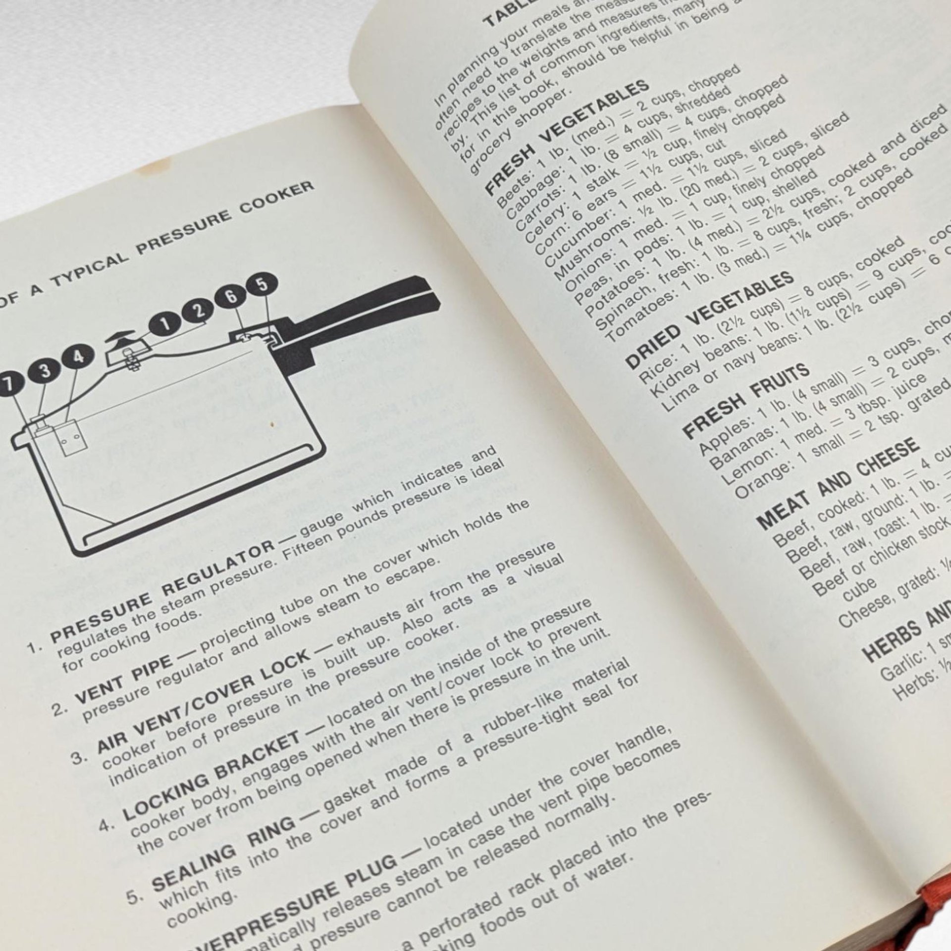 Vintage Pressure Cooking Cookbook, 1980 Pleasure Cooking by Patricia Phillips, Hardcover Recipe Book, Mid Century Kitchen Reference