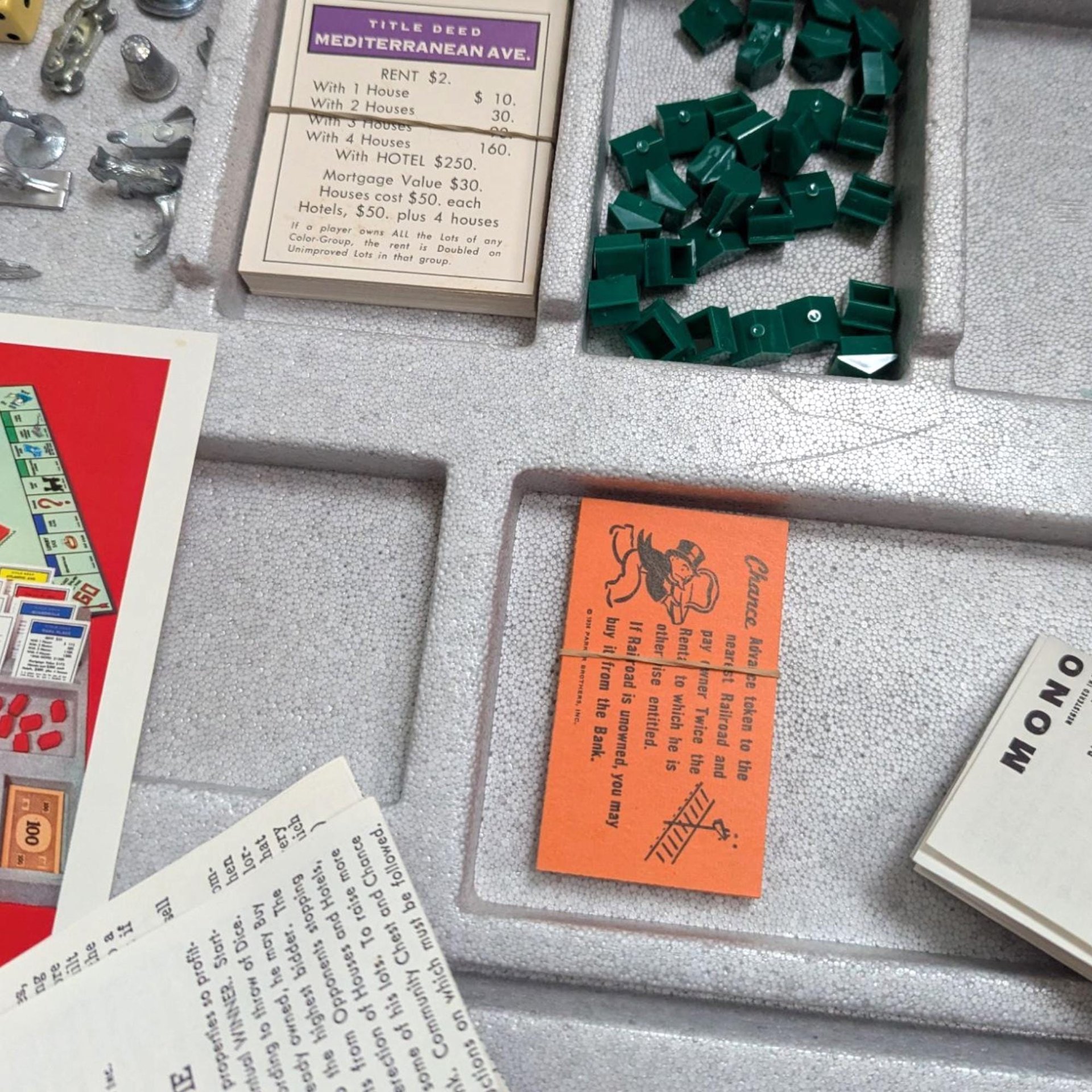 Vintage 1964 Monopoly Game, Complete Parker Brothers Set, Mid Century Board Game, Classic Family Game Night, Collectible Trading Game