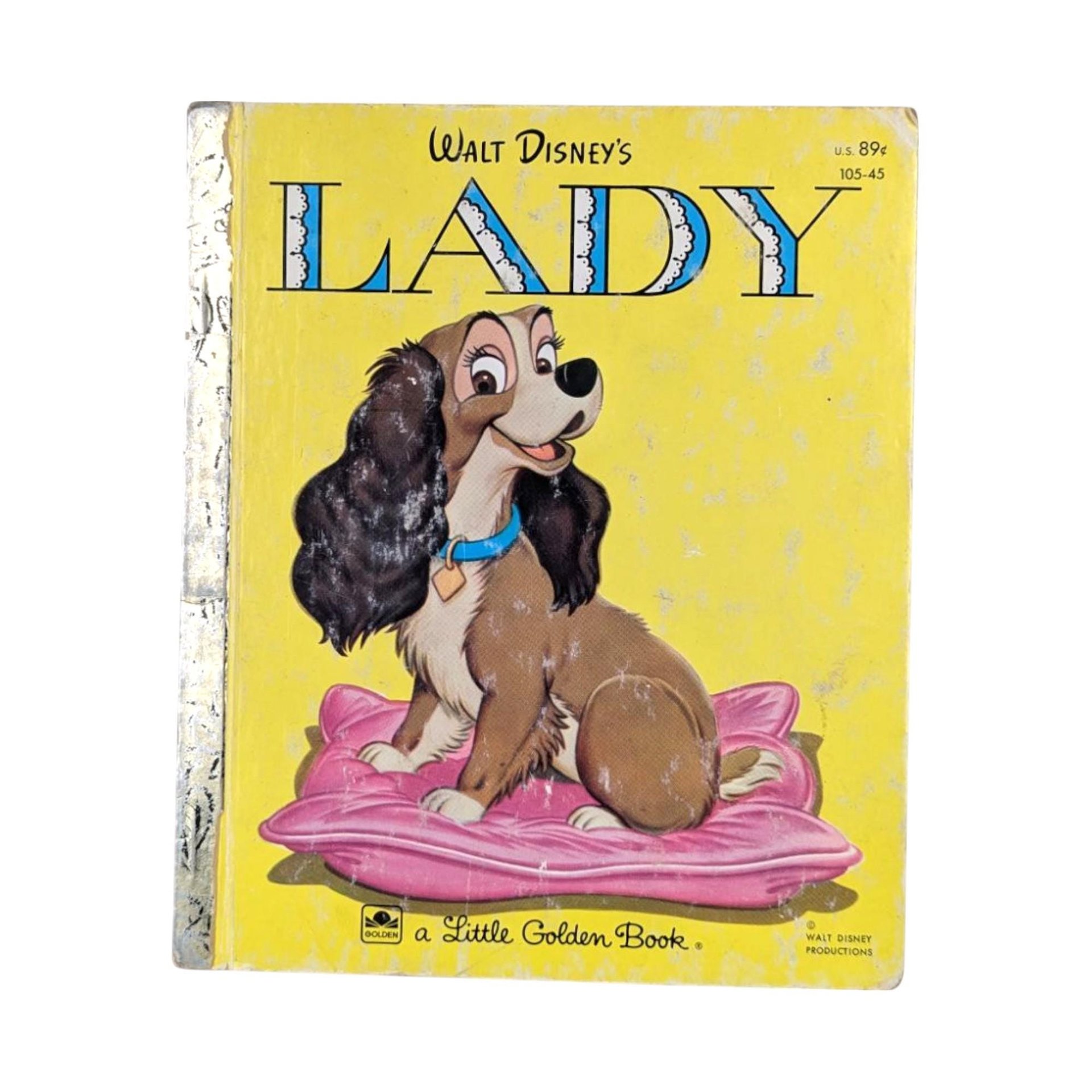 Set of 4 Vintage Little Golden Books, Disney Lady, Hansel & Gretel, Mother Goose, The Little Engine That Could, Children's Story Collection