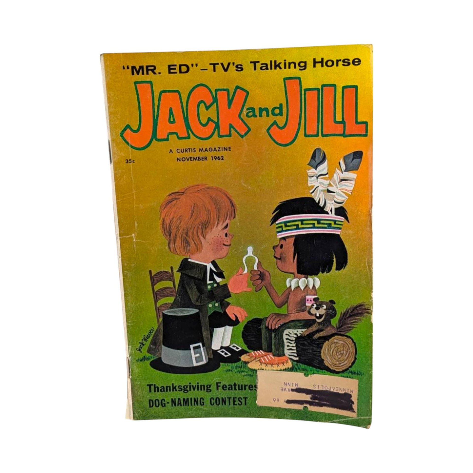 1962 Jack and Jill Magazines, September & November Issues, Vintage Children's Magazine, Collectible Kids Literature