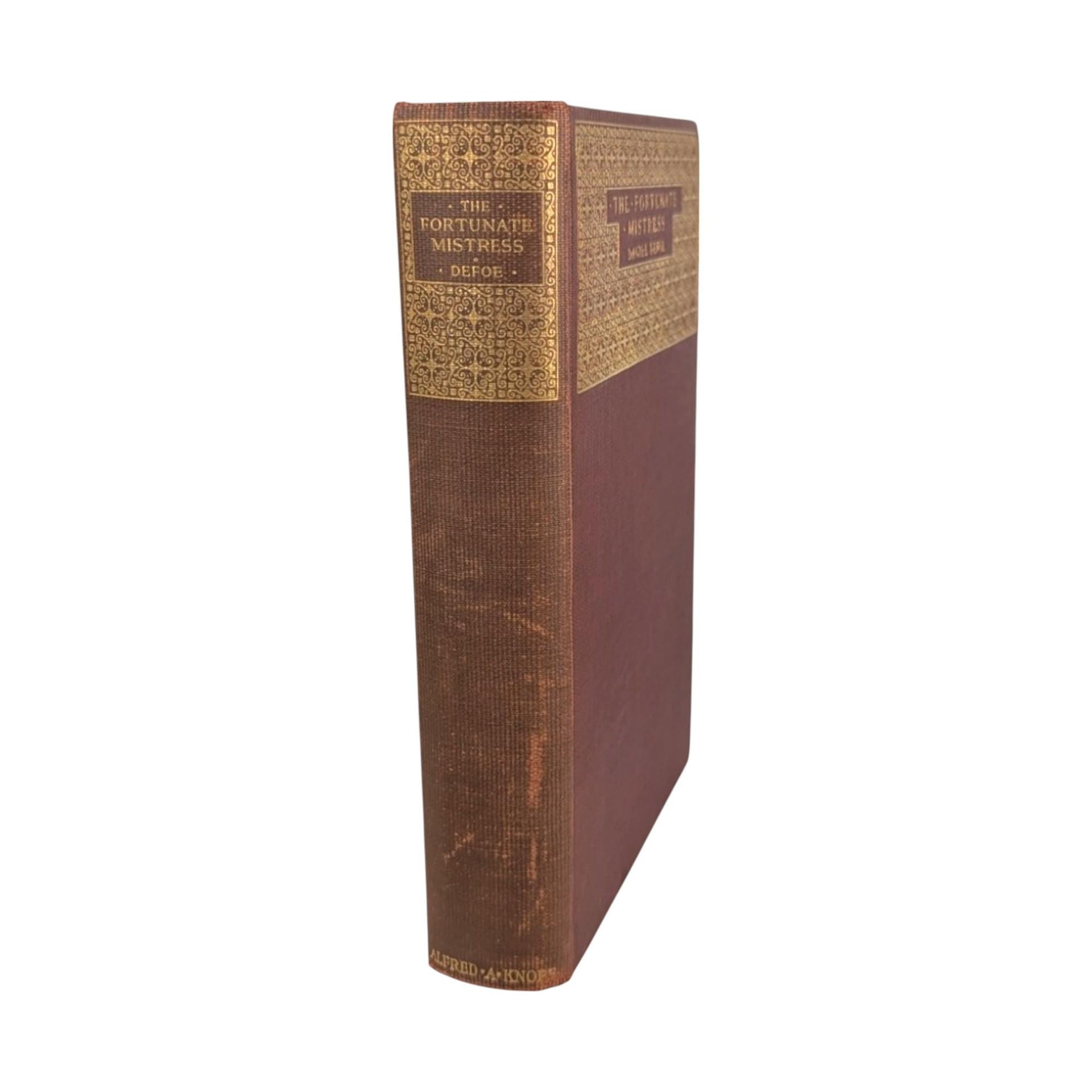 1924 The Fortunate Mistress | Daniel Defoe | First Edition | Alfred A. Knopf | Hardcover Novel | Antique Book Gift | Literature Collector