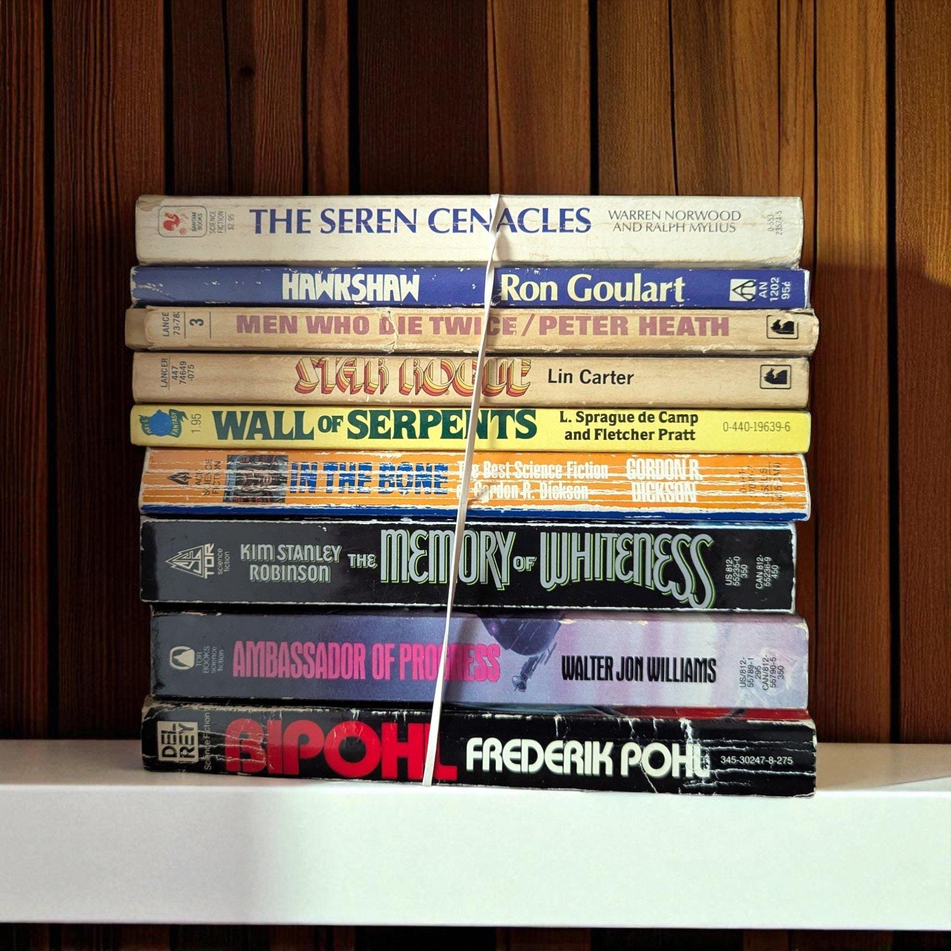 Vintage Sci-Fi Paperback Book Choice: 70s-80s Pulp Collection