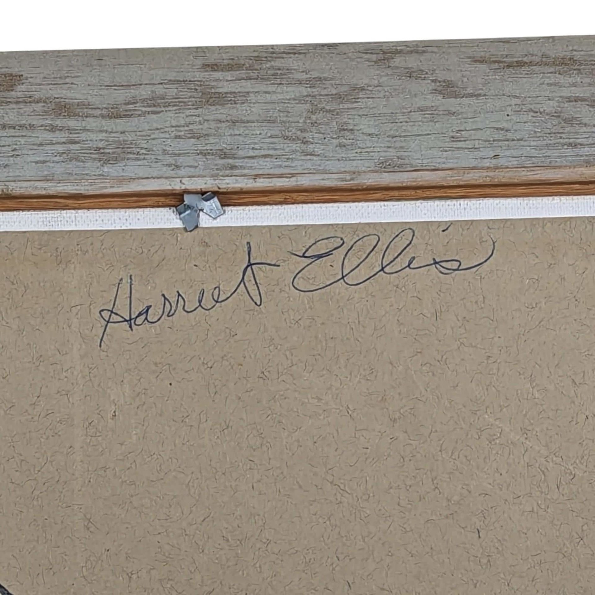 Vintage 1973 Raggedy Ann with Mouse Painting: Harriet Ellis Framed Artwork