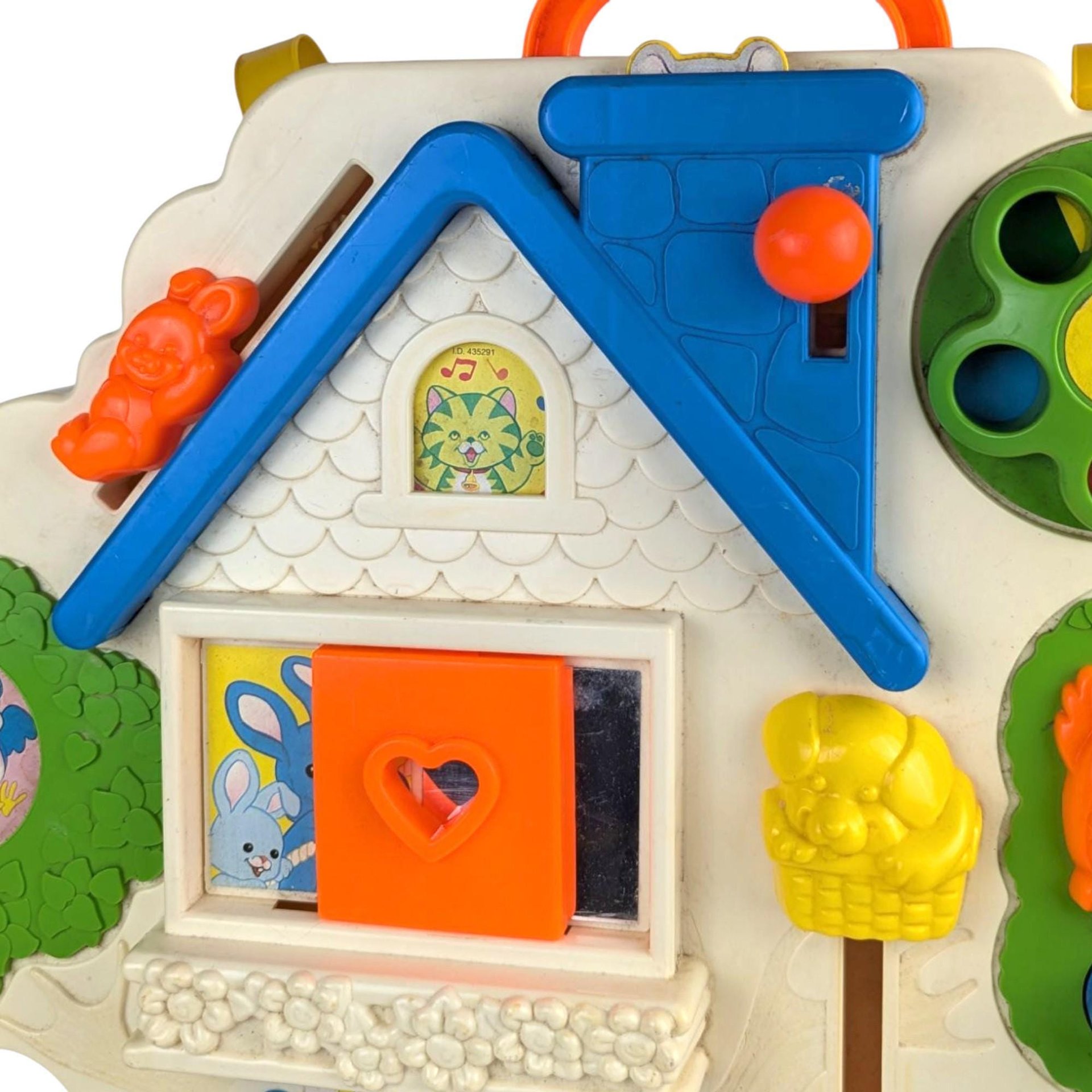 Vintage Fisher-Price Musical Activity Center Crib Toy - 1970s Nursery Decor