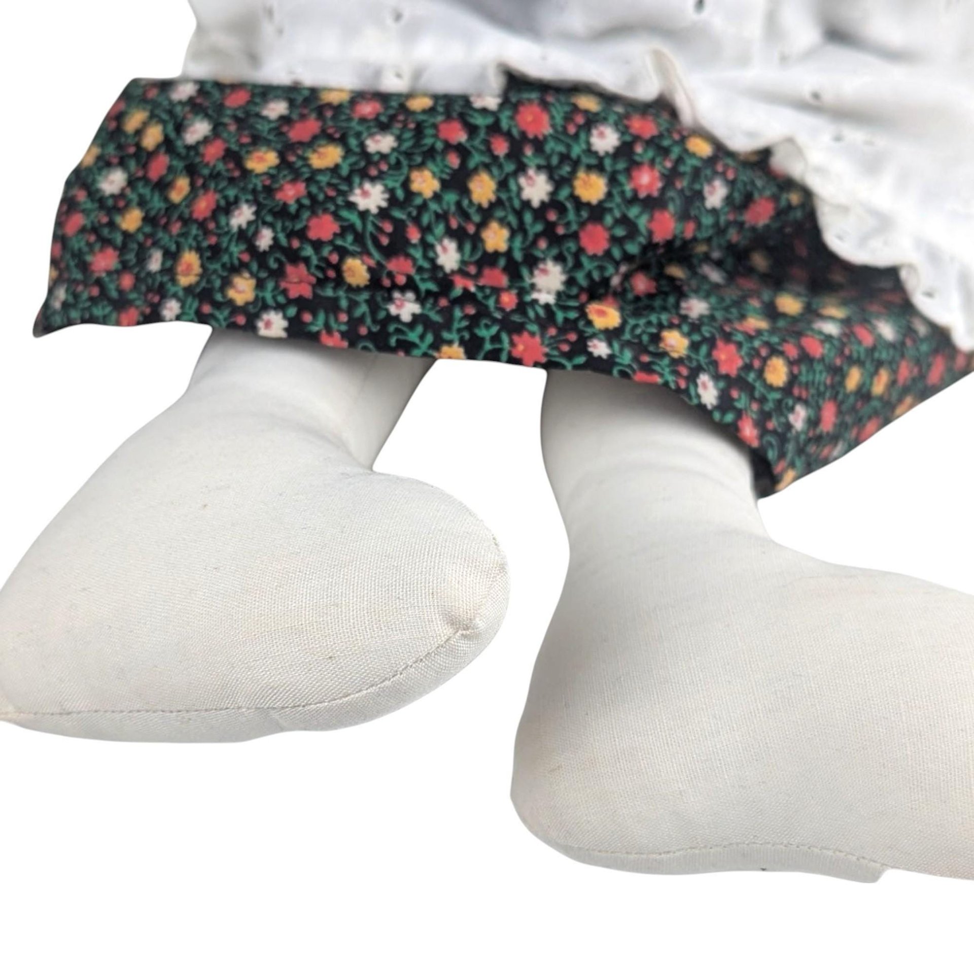 1970s Barbara Lorin Folk Art Doll Pair