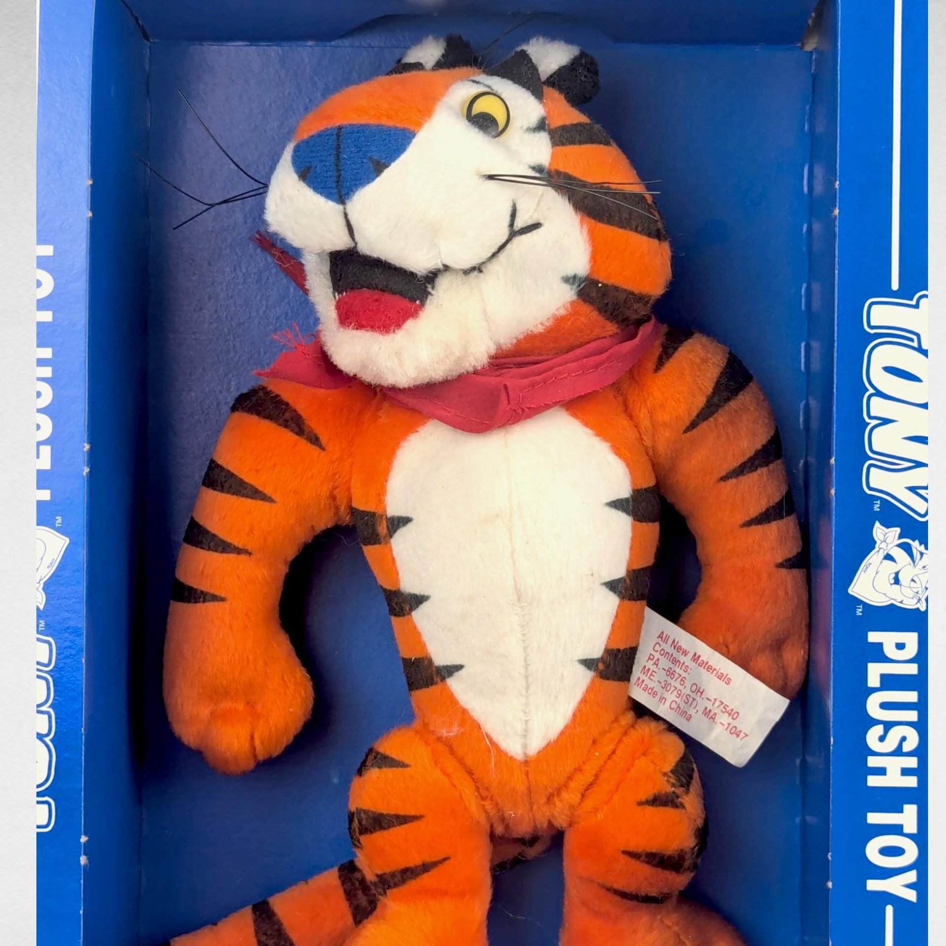 Vintage 1997 Tony the Tiger Plush: Kellogg's Frosted Flakes Mascot
