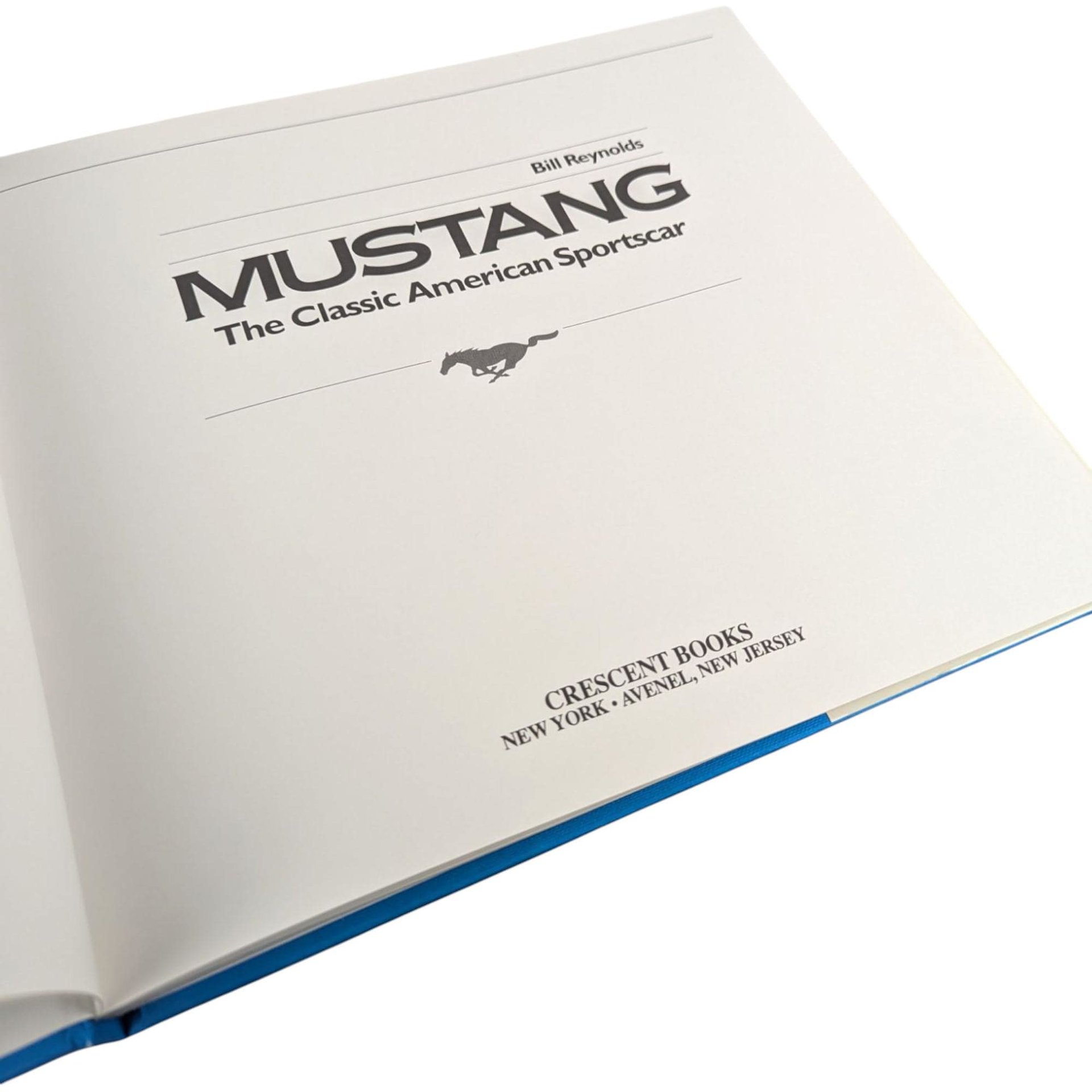 1992 Mustang Classic American Sportscar Book, Bill Reynolds, Hardcover, Ford Mustang History, Car Enthusiast Gift, Automotive Book