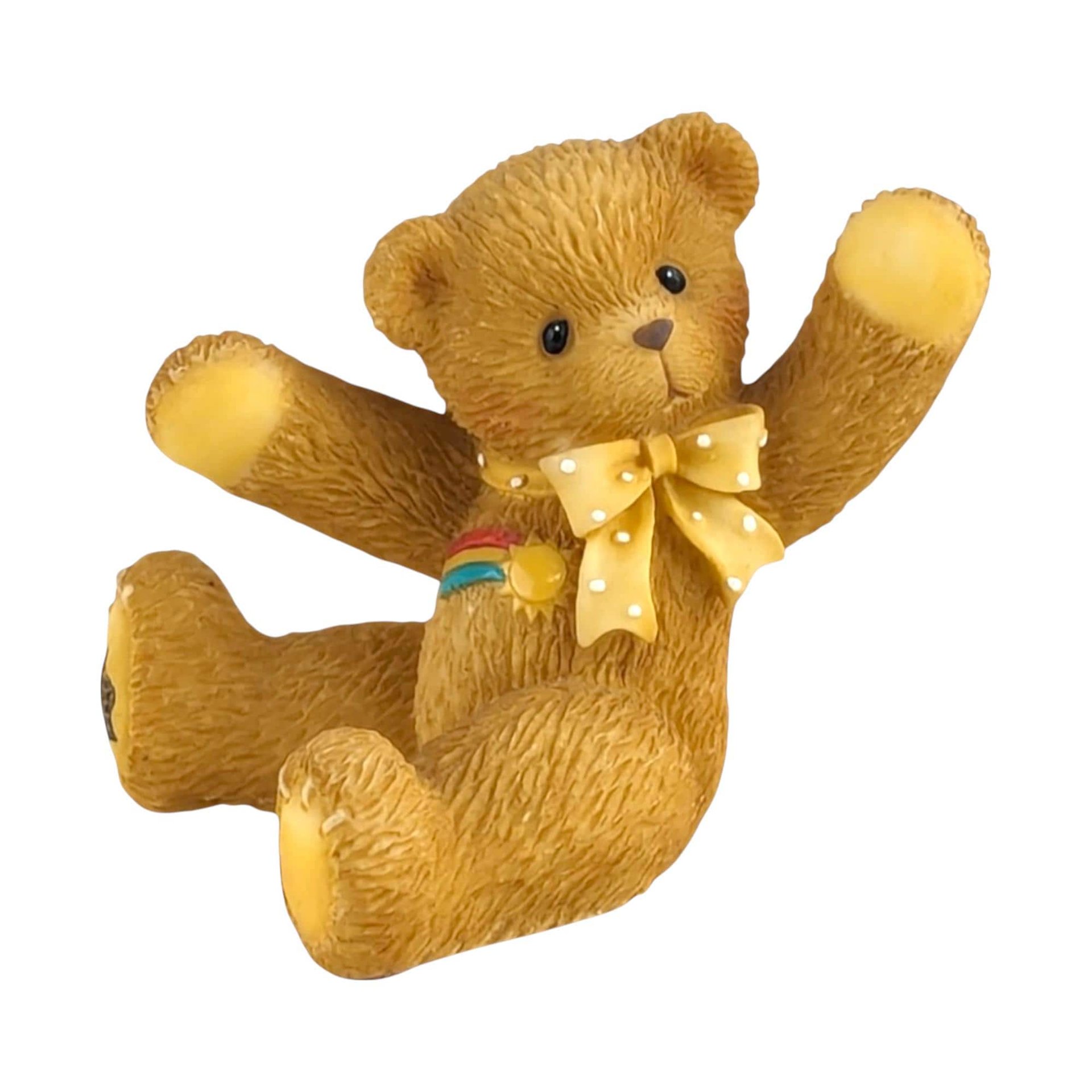 Cherished Teddies Mini Bear Figurines, 1998-1999, Tumbling Teddies, Collectible Resin Bears, Gift for Teddy Bear Lovers