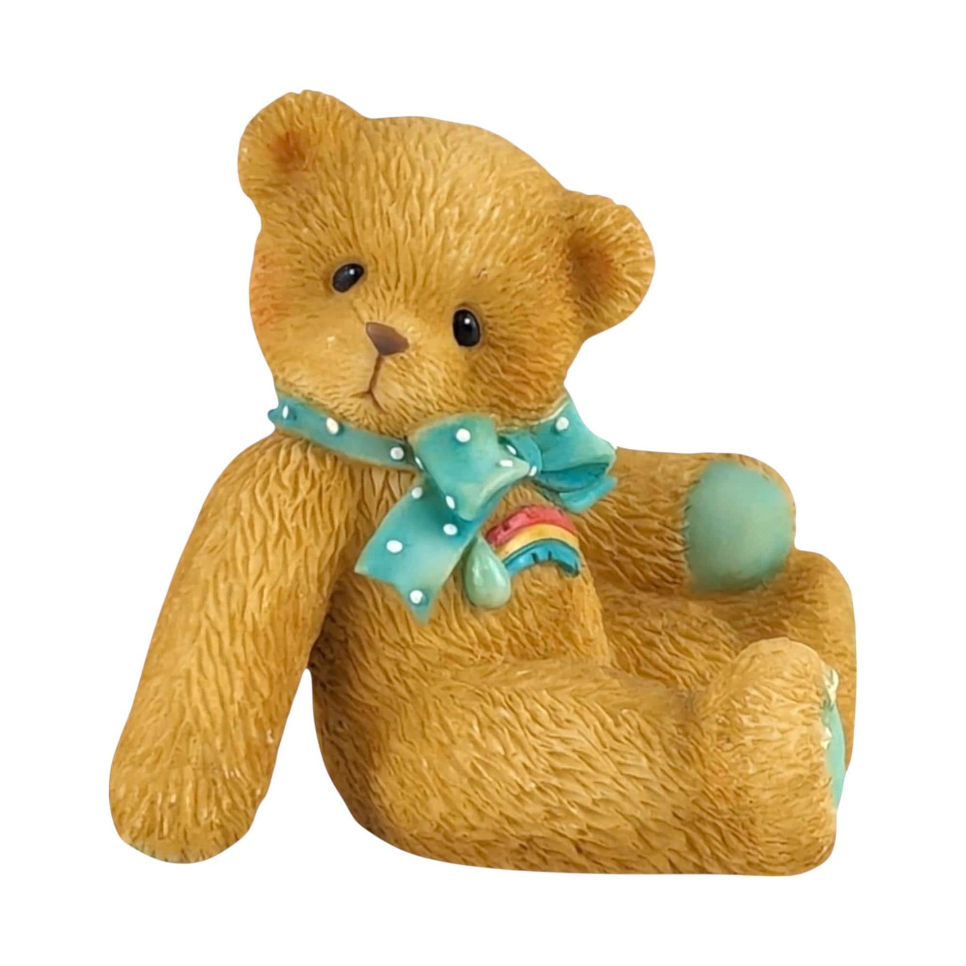Cherished Teddies Mini Bear Figurines, 1998-1999, Tumbling Teddies, Collectible Resin Bears, Gift for Teddy Bear Lovers