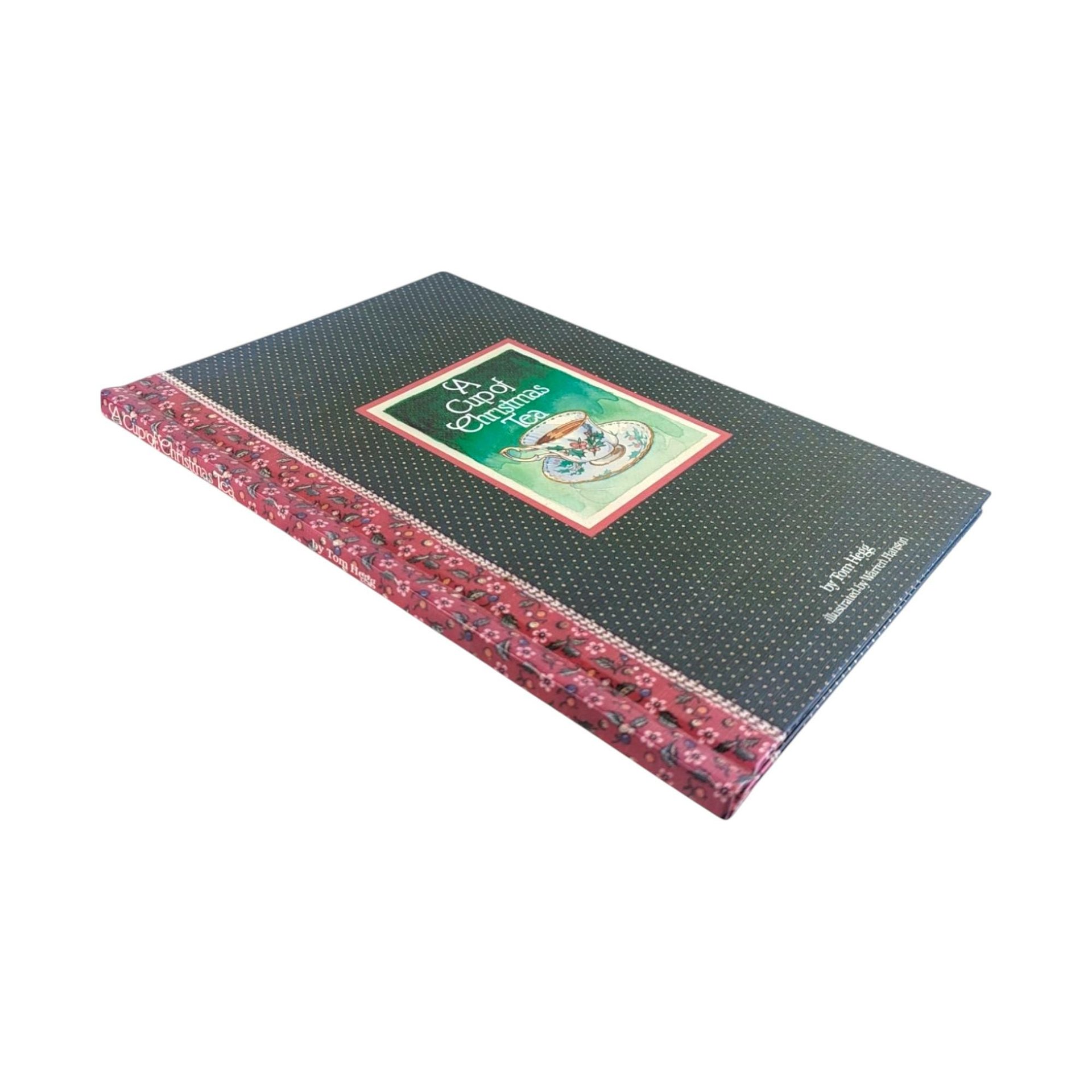 A Cup of Christmas Tea Book, Tom Hegg, Holiday Story, Christmas Gift, Vintage Book, Collectible Christmas Book, Illustrated Book