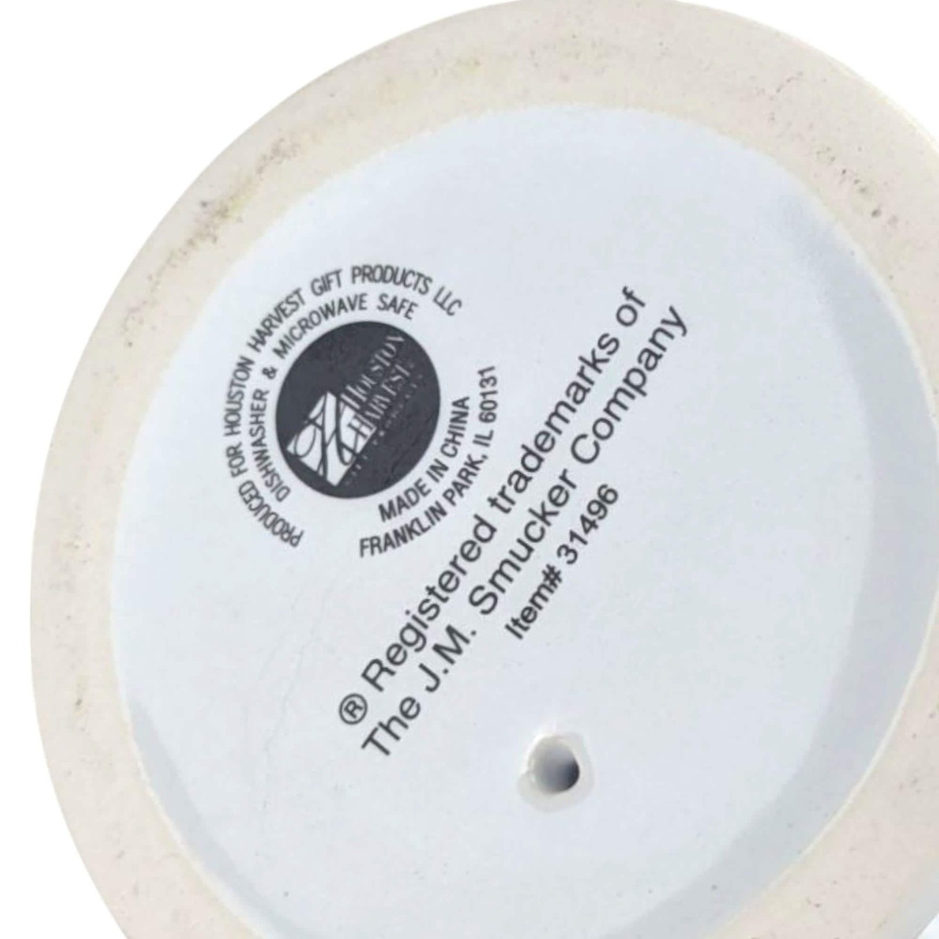 Vintage Smuckers Ceramic Ice Cream Cups: Collectible Sundae Dishes, Set of 4