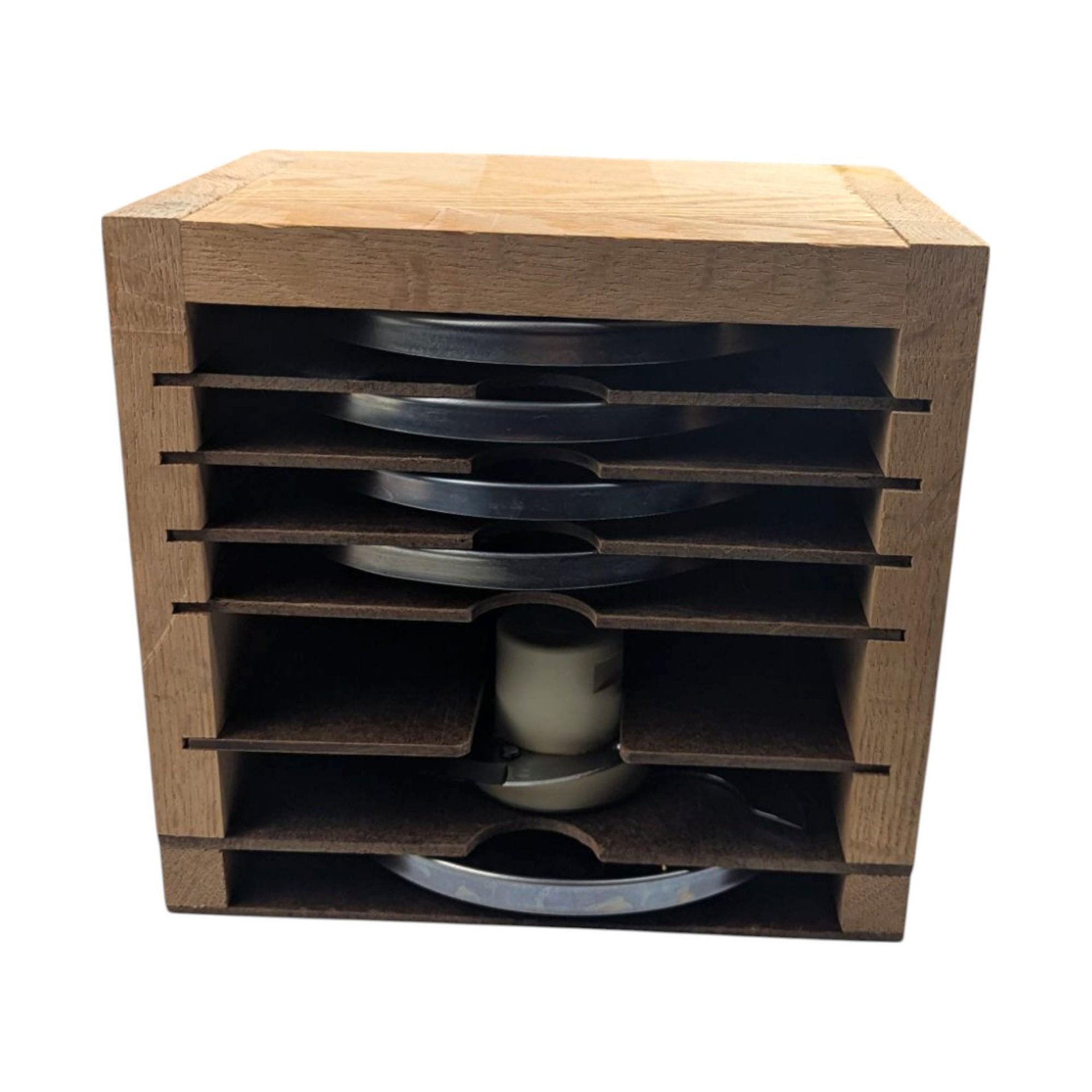 Vintage Cuisinart DLC 100 Food Processor Set: Wood Blade Caddy/ Manual