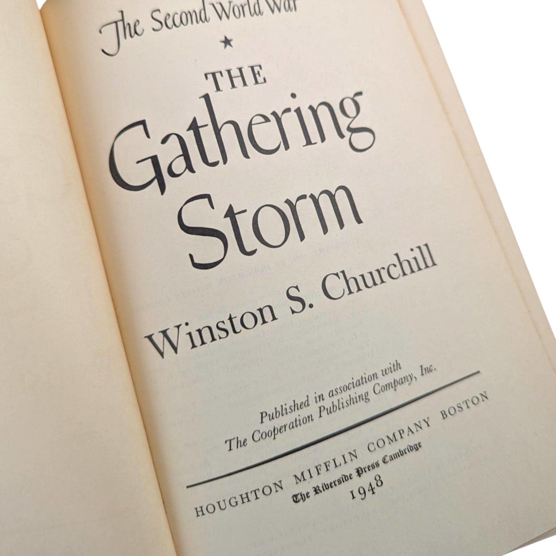 Winston Churchill The Second World War, 5 Book Set, 1940s-50s Hardcover, Historical Books, WWII History, Churchill Books, Vintage Book Set