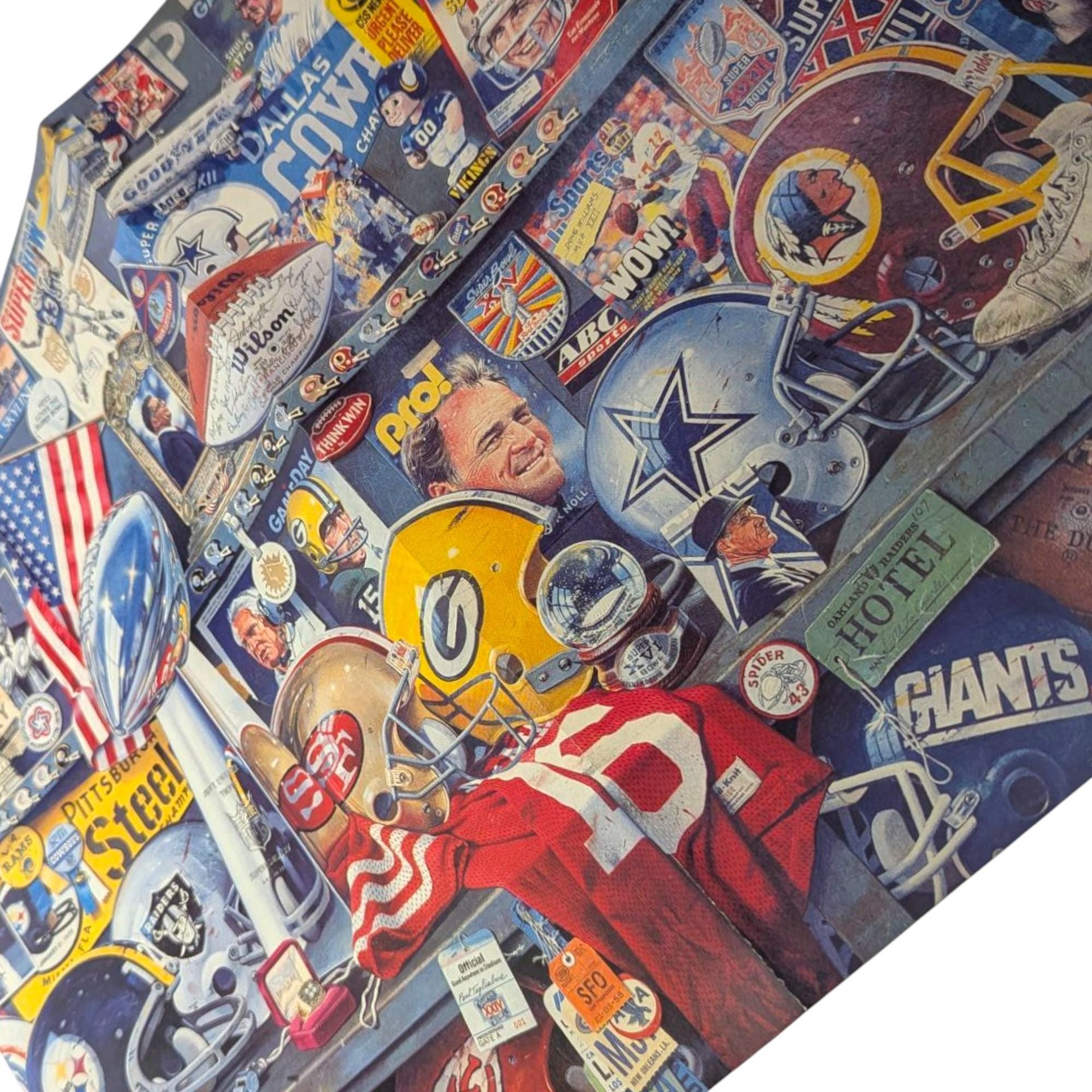 1990 The Super Bowl Hardcover Book, Simon & Schuster, Football History, Pete Rozelle Foreword, Sports Memorabilia, Collectible Sports Book