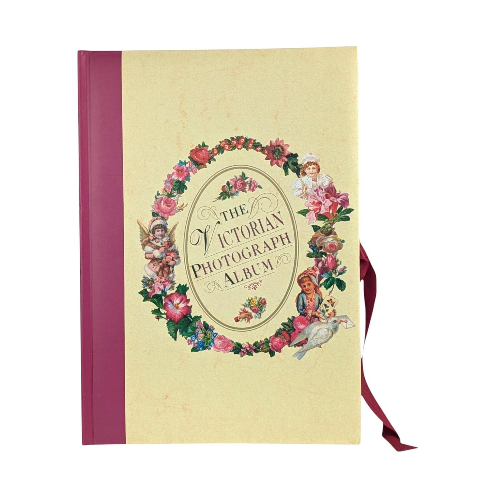 Vintage Victorian Photo Album: Floral Butterfly Design, 35 Photos