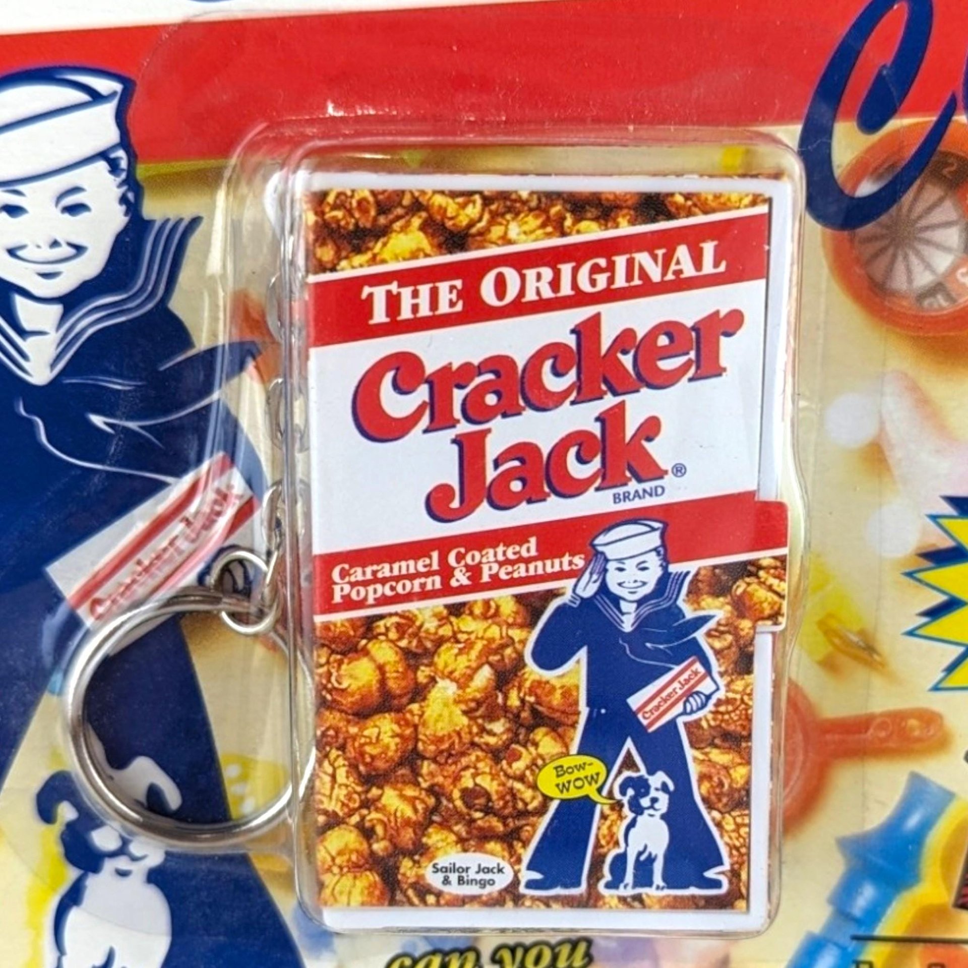 Vintage Cracker Jack Lot, Snack Containers, Bendable Toy, Refrigerator Magnets, Keychains, Collectible Toys, Nostalgic Gifts, Retro Novelty