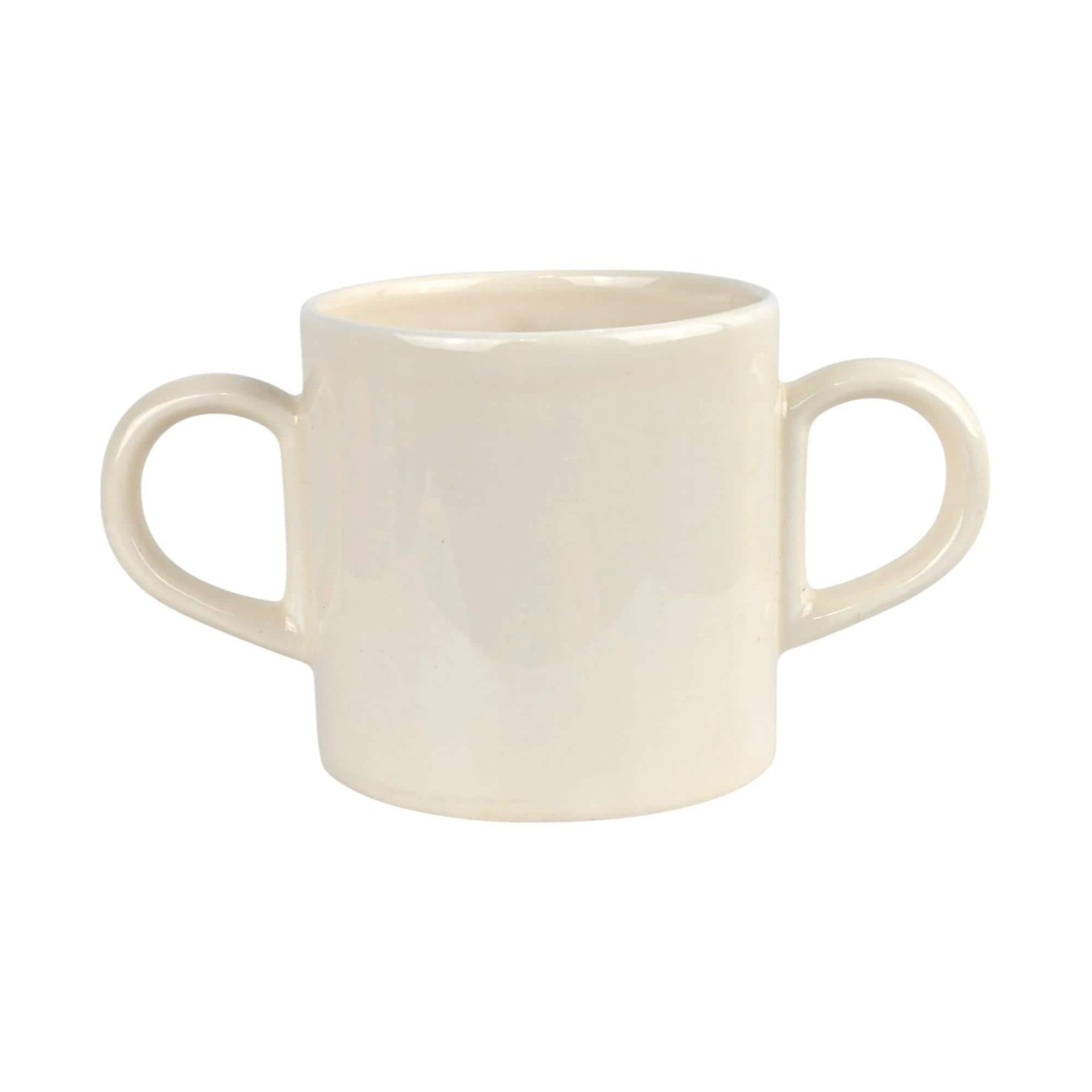 Vintage Beatrix Potter Mrs. Rabbit Ceramic Cup: 1987 Schmid Nursery Decor