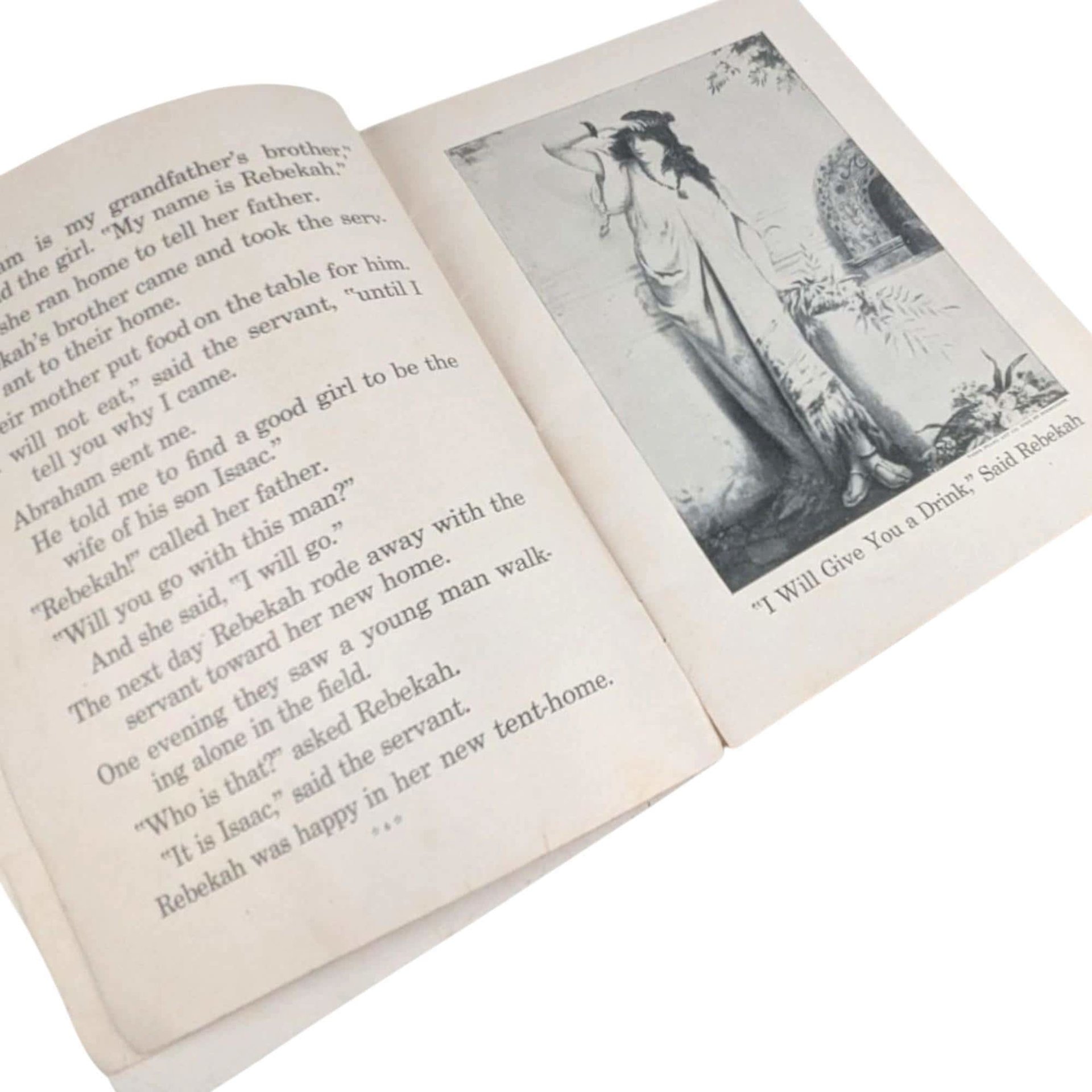 1941 Bible Primer: Vintage Christian Children's Book, Dorothy Handsaker Art
