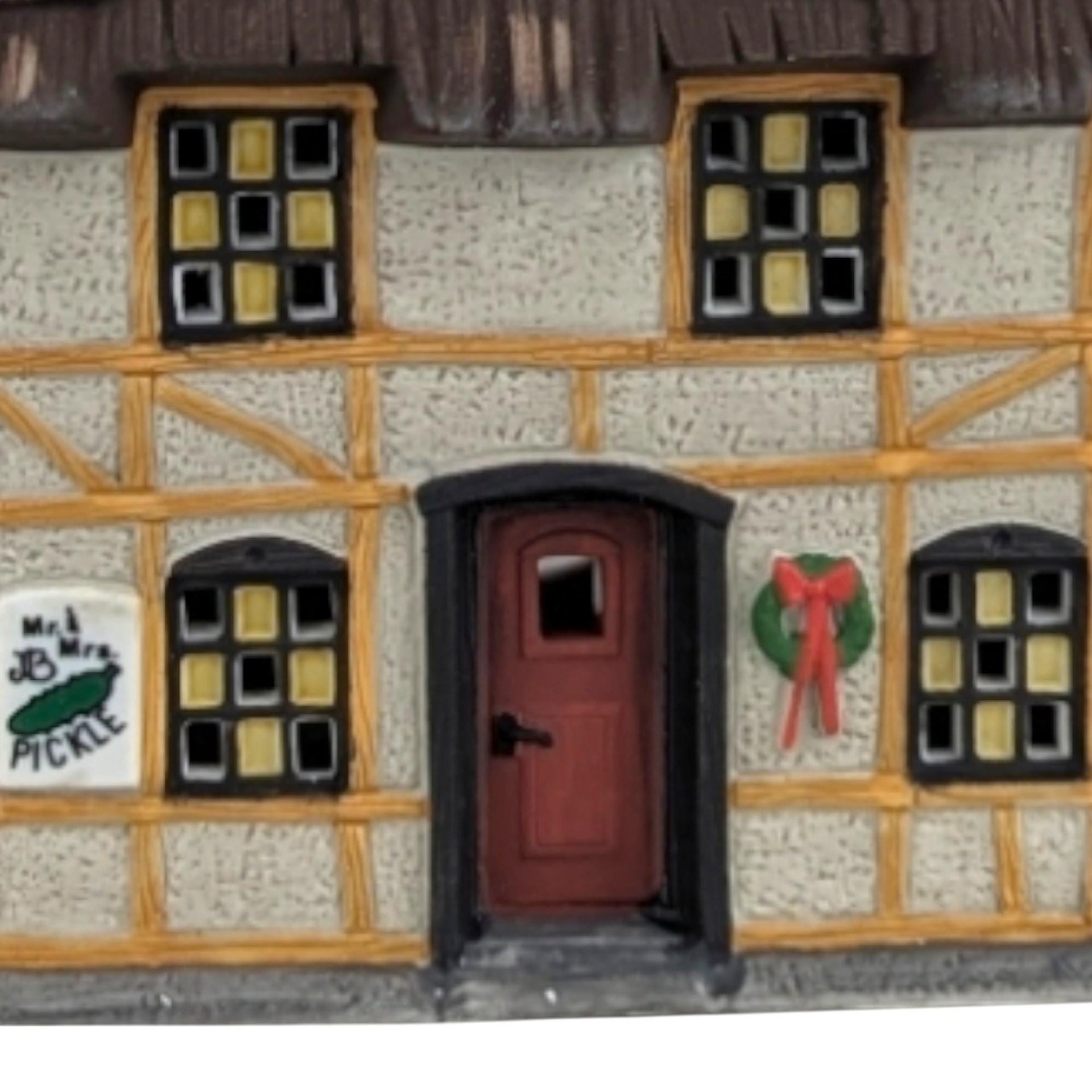 1994 Dept 56 Dickens Village Mr. & Mrs. Pickle Building, Vintage Christmas Decor, Collectible Village Piece, Gift for Collector