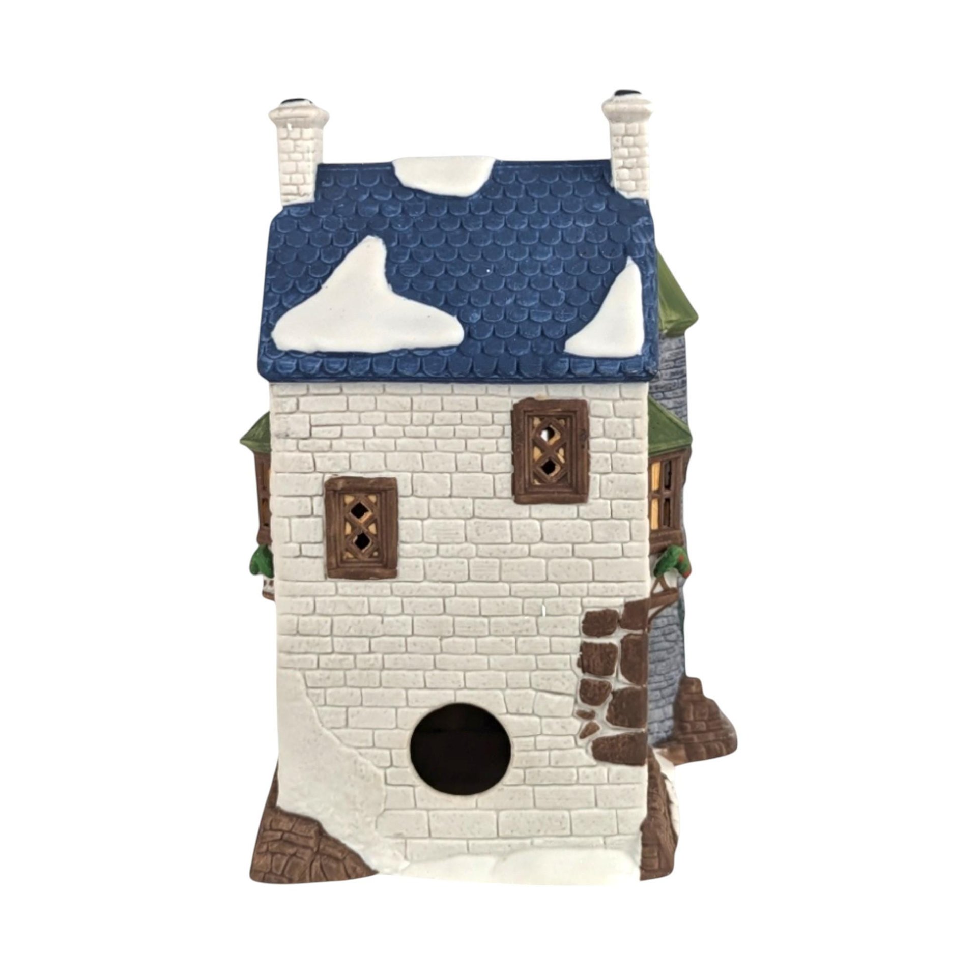 1988 Dept 56 Dickens Village The Wool Shop Building, Vintage Christmas Decor, Collectible Village Piece, Gift for Collector