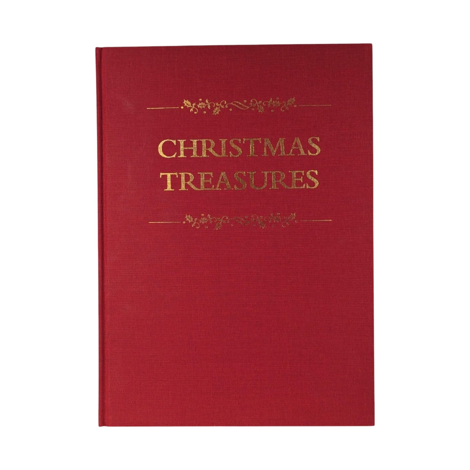 Vintage 1998 Christmas Treasures Book by Deborah Cannarella | Coffee Table Book | Holiday Decor | Christmas Gift | Illustrated