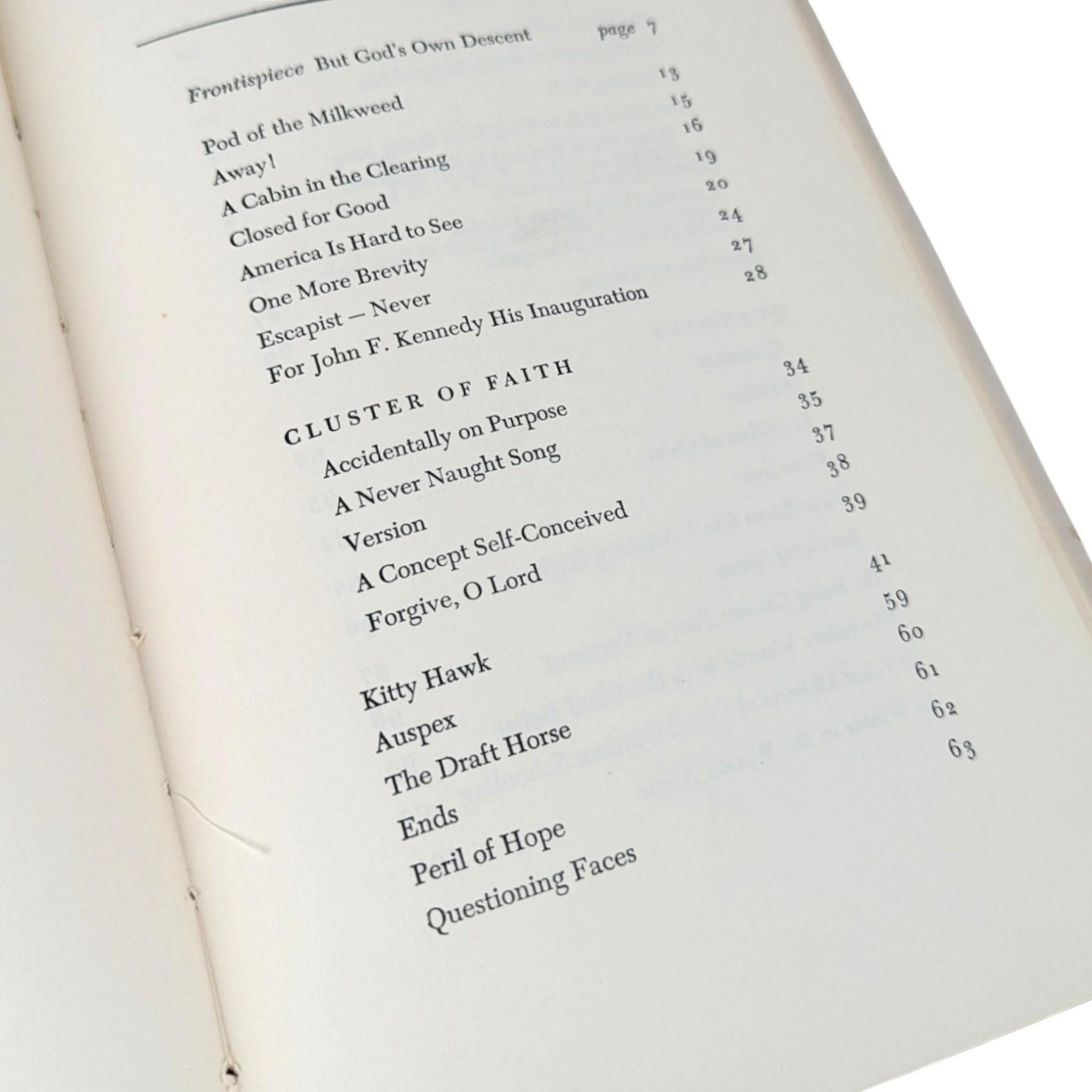 1965 Robert Frost In the Clearing Hardcover Book, Poetry Collectible Gift for Book Lovers