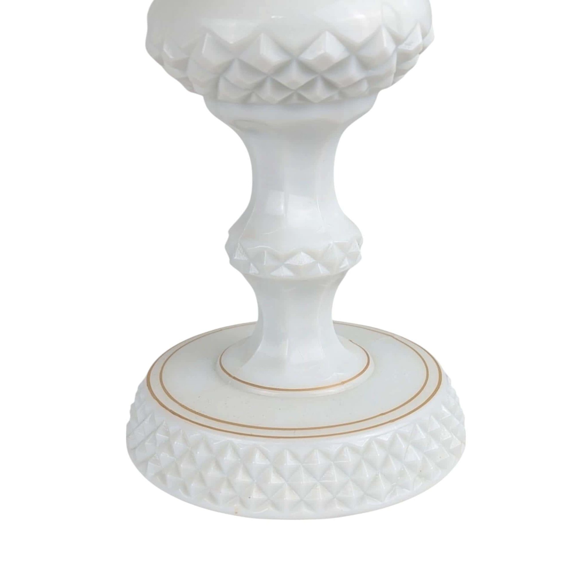 Vintage Westmoreland Roses and Bows Footed Urn with Lid, 12.5" Height, Porcelain Decorative Urn, Elegant Home Decor, Gift for Collector
