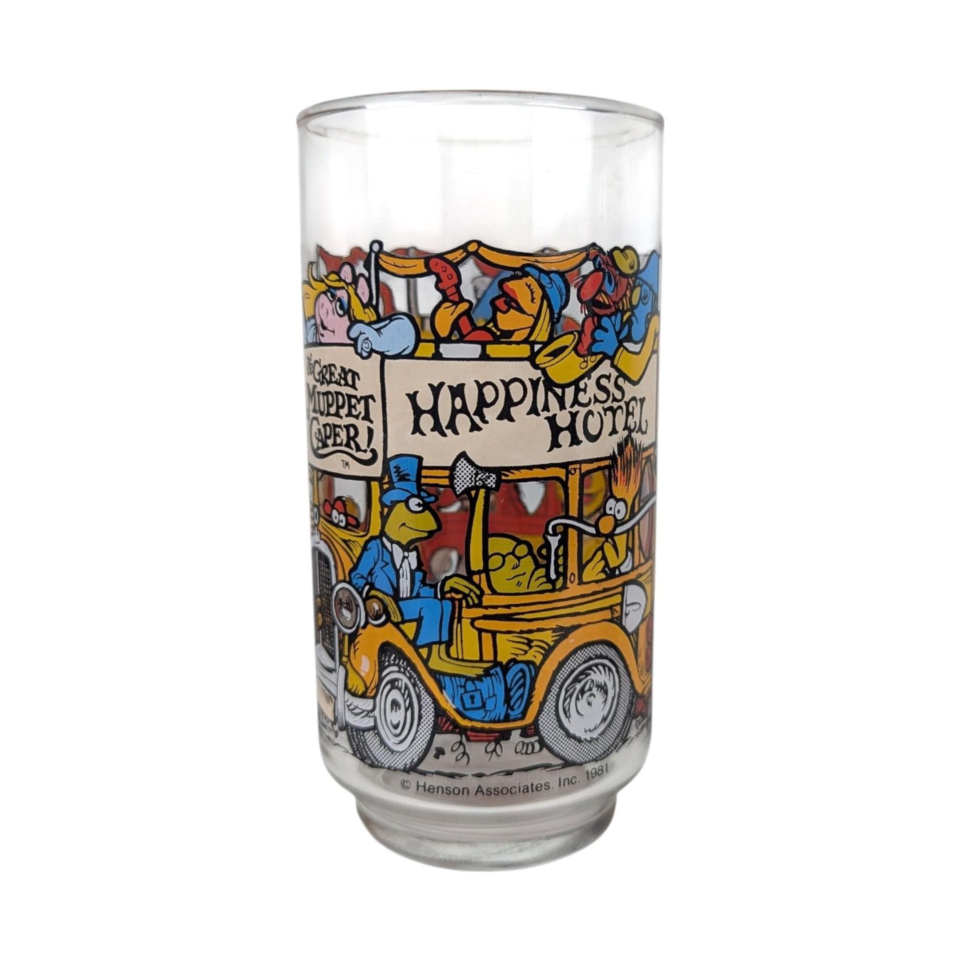 Vintage 1981 Muppets Caper Glasses: McDonald's Movie Promo Tumblers