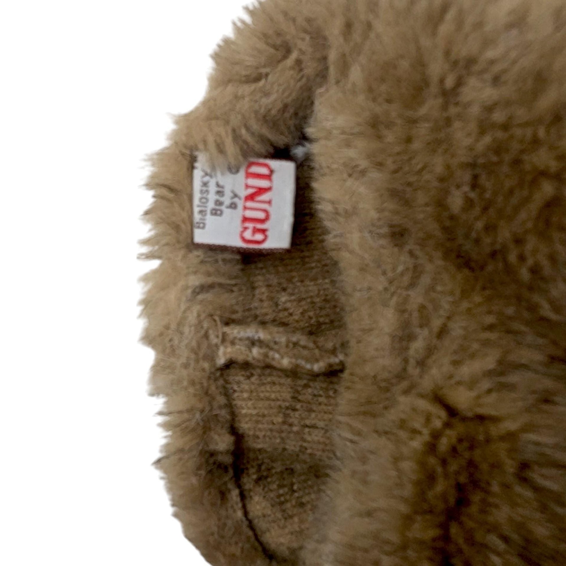 Vintage 1980s Gund Bialosky Bear Hand Puppet, Collectible Brown Teddy Bear Plush Toy, Nostalgic Storytime Puppet for Kids and Collectors