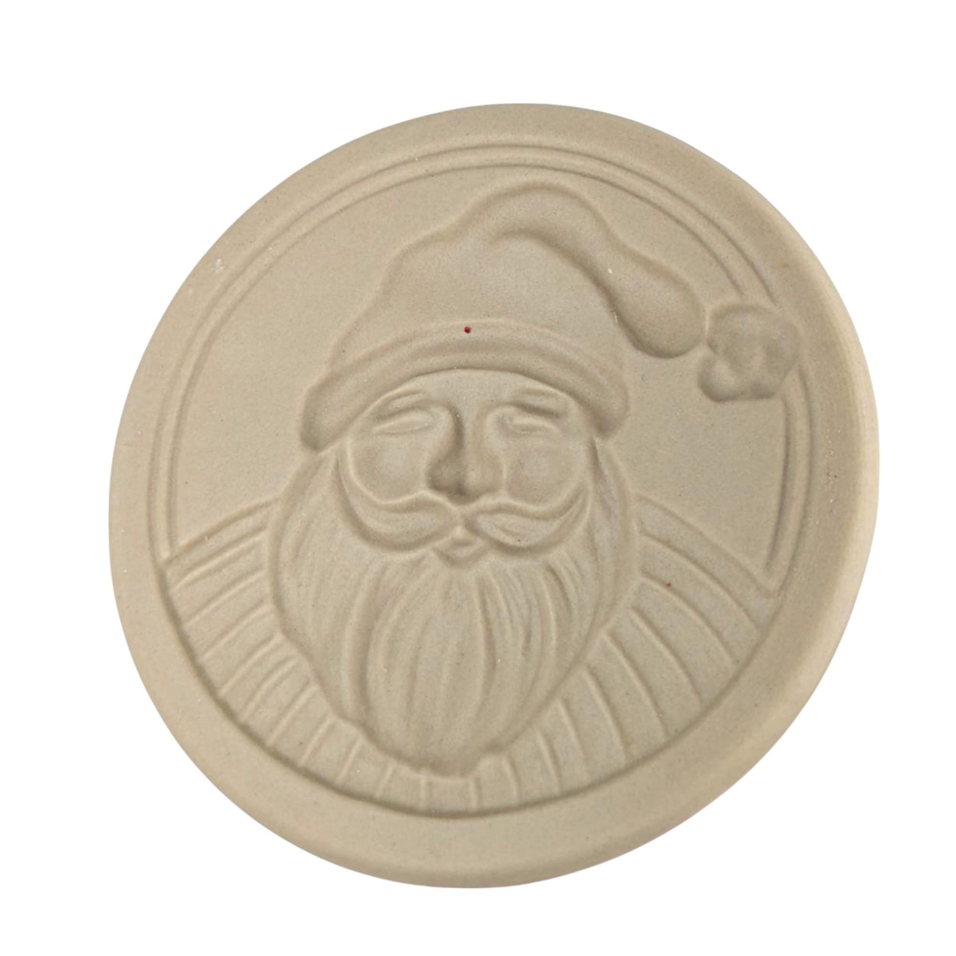 Vintage 1995 Hill Design Santa Cookie Stamp, Christmas Baking, Recipe Book Included, Collectible Holiday Kitchen Decor, Gift for Baker