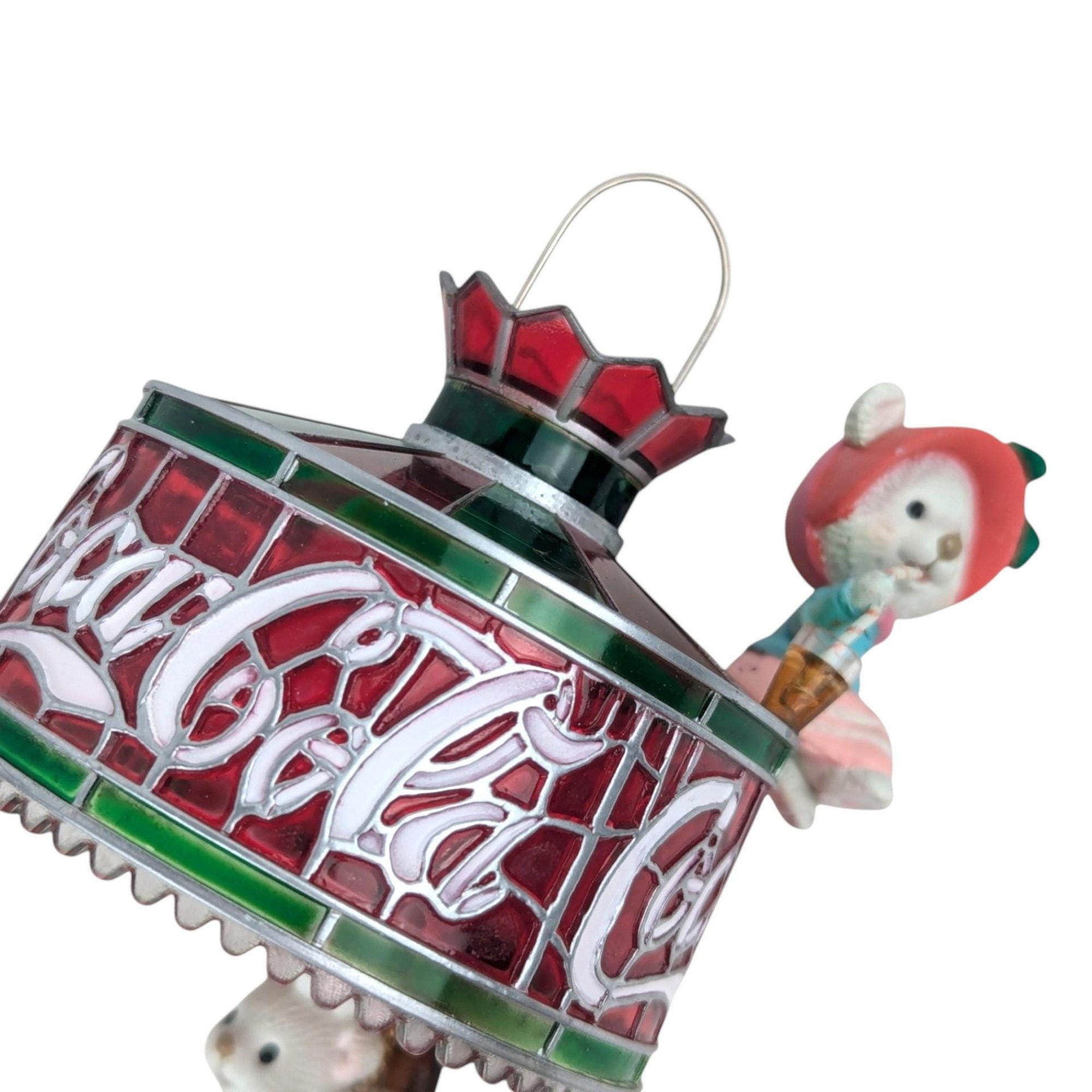 1993 Coca-Cola "Light Up Your Holidays" Ornament | Mice Ornament | Light-Up Christmas Ornament | Coke Collectible
